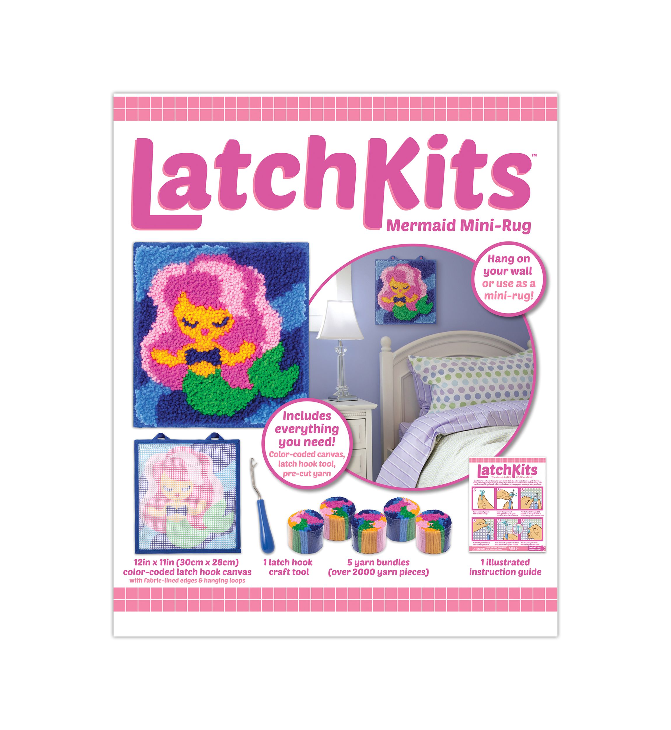 Mermaid Mini-Rug Craft Kit 