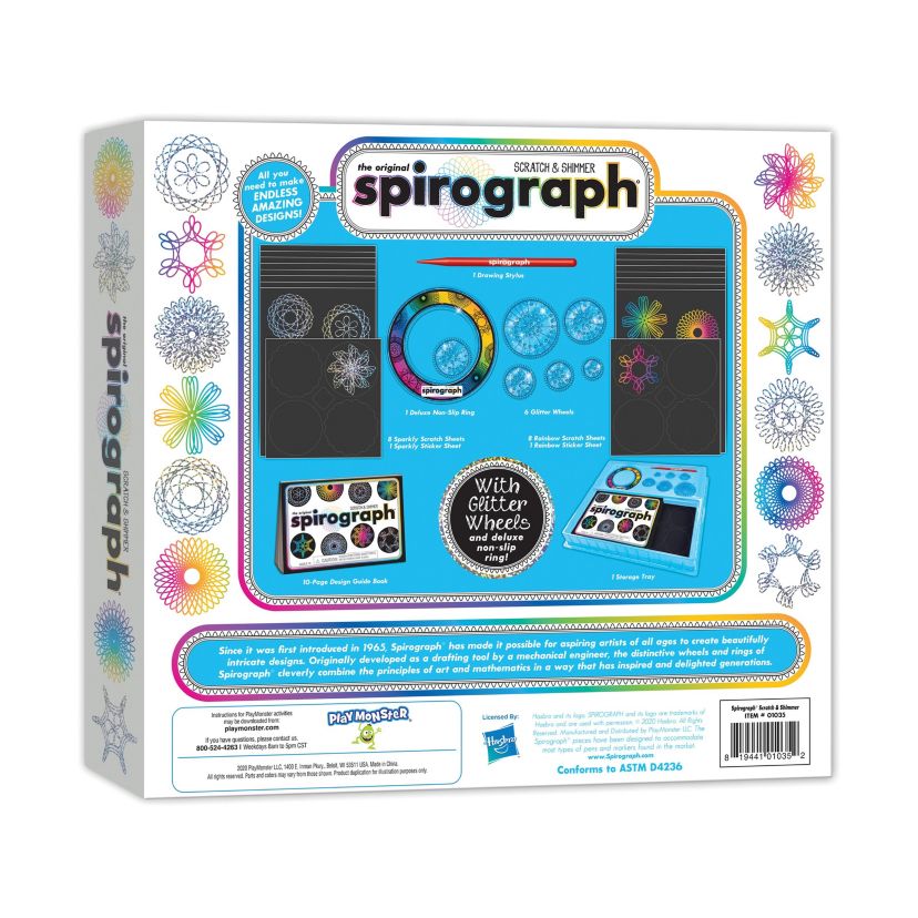 Spirograph Scratch & Shimmer