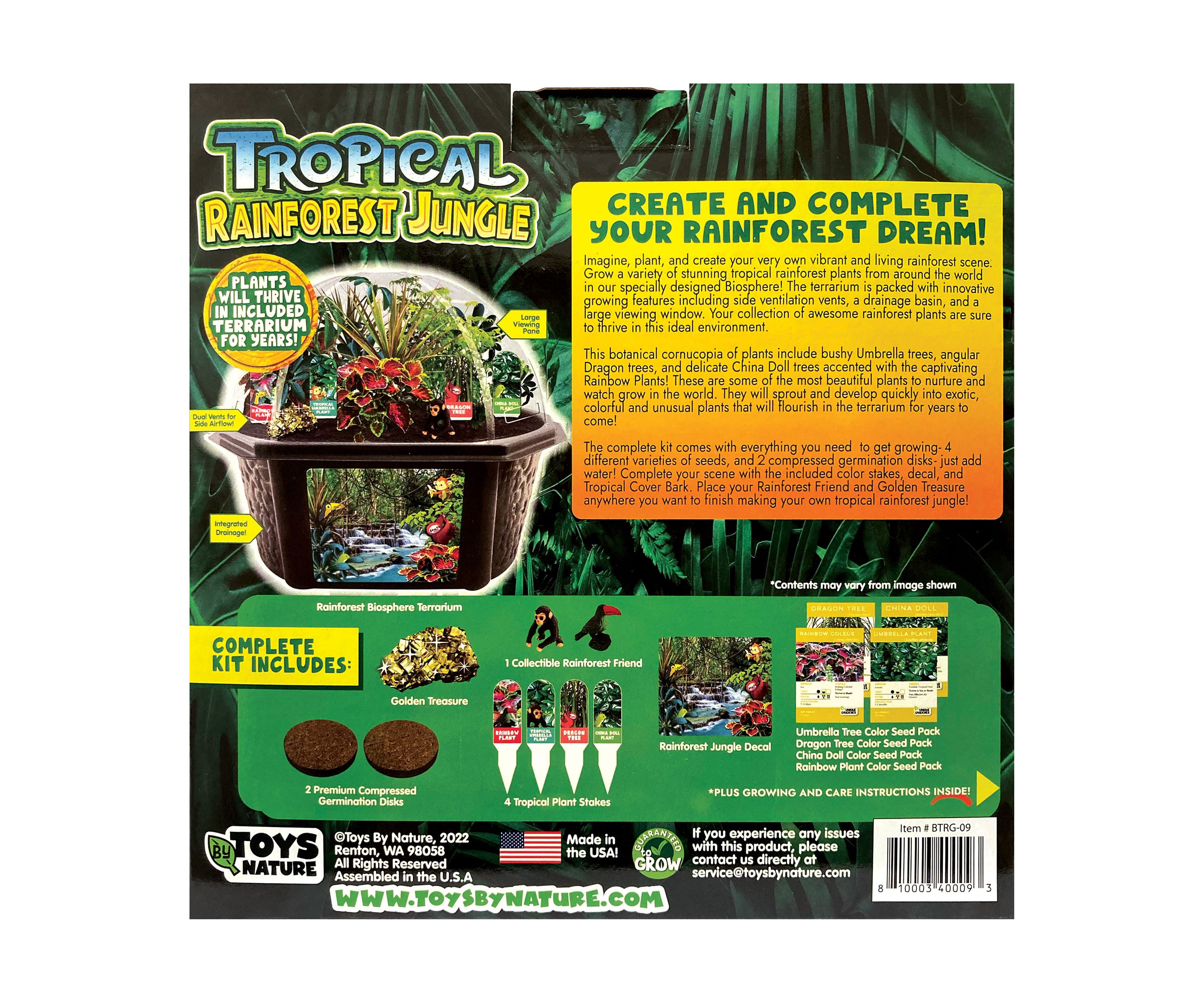 Biosphere Terrarium - Tropical Rainforest Jungle