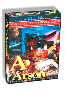 A is for Arson Murder Mystery Jigsaw Puzzle: 1000 Pcs