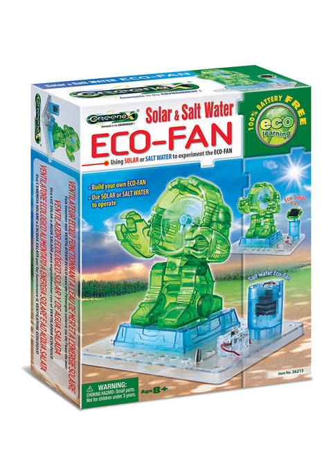 Tedco Toys Greenex Solar &amp; Salt Water Eco-Fan