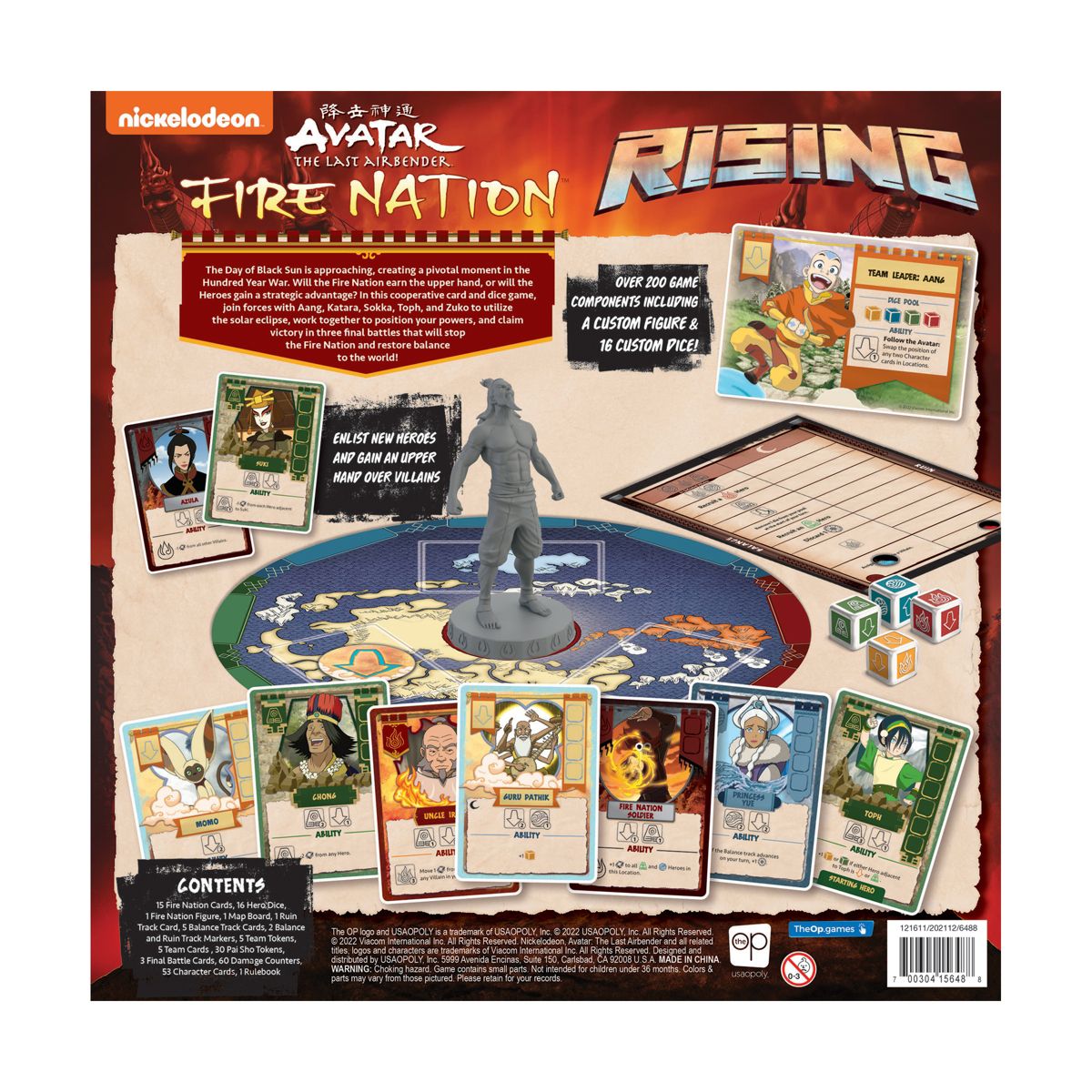 USAopoly Avatar: the Last Airbender Fire Nation Rising | Belk