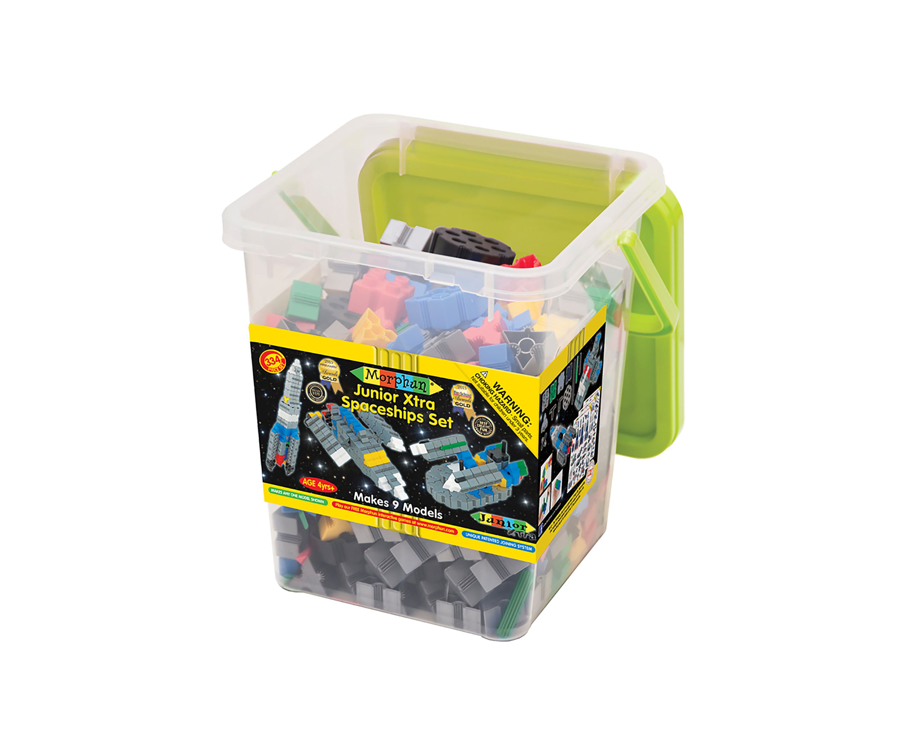 Morphun Junior Xtra Spaceships Set: 334 Pieces