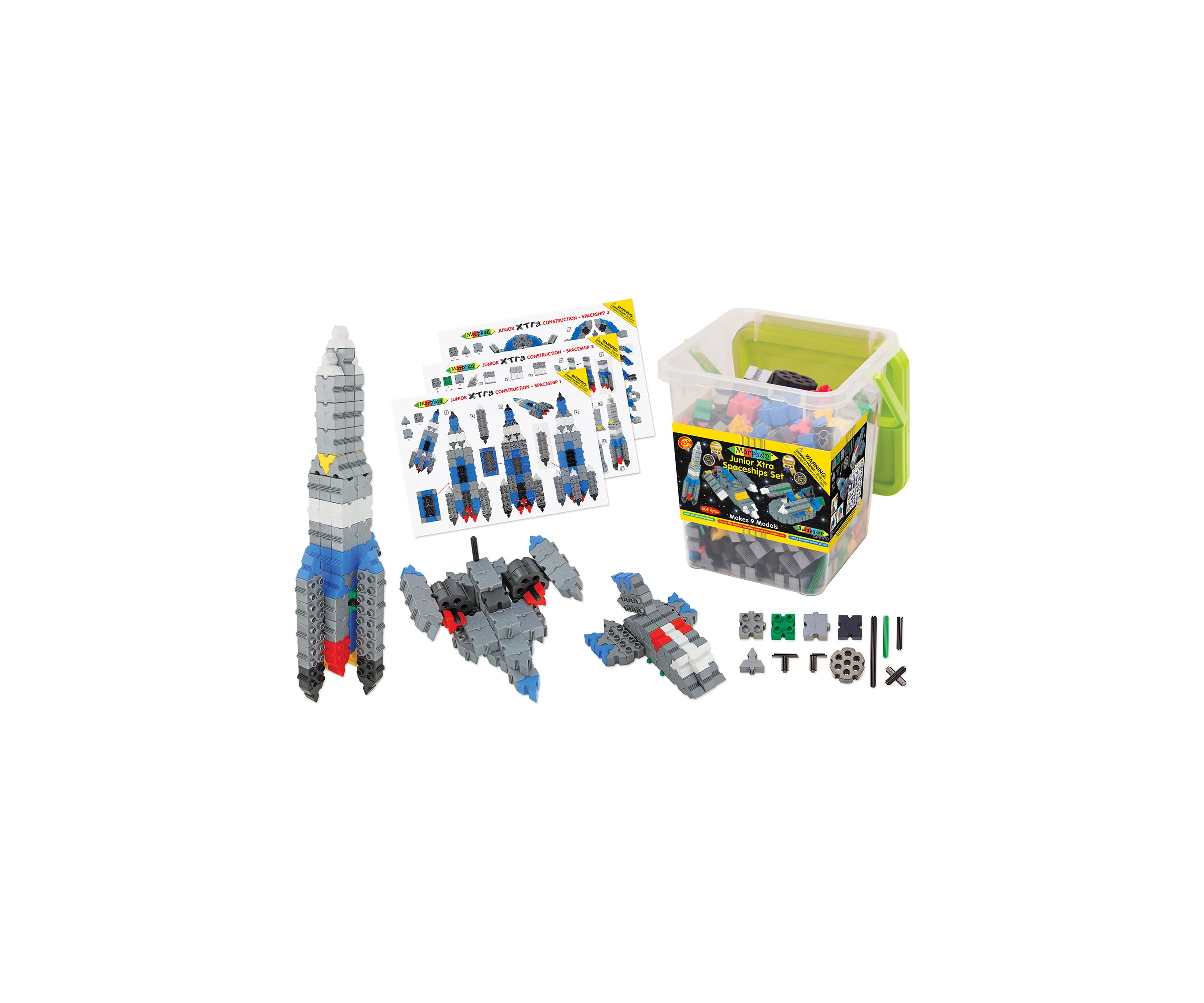 Morphun Junior Xtra Spaceships Set: 334 Pieces