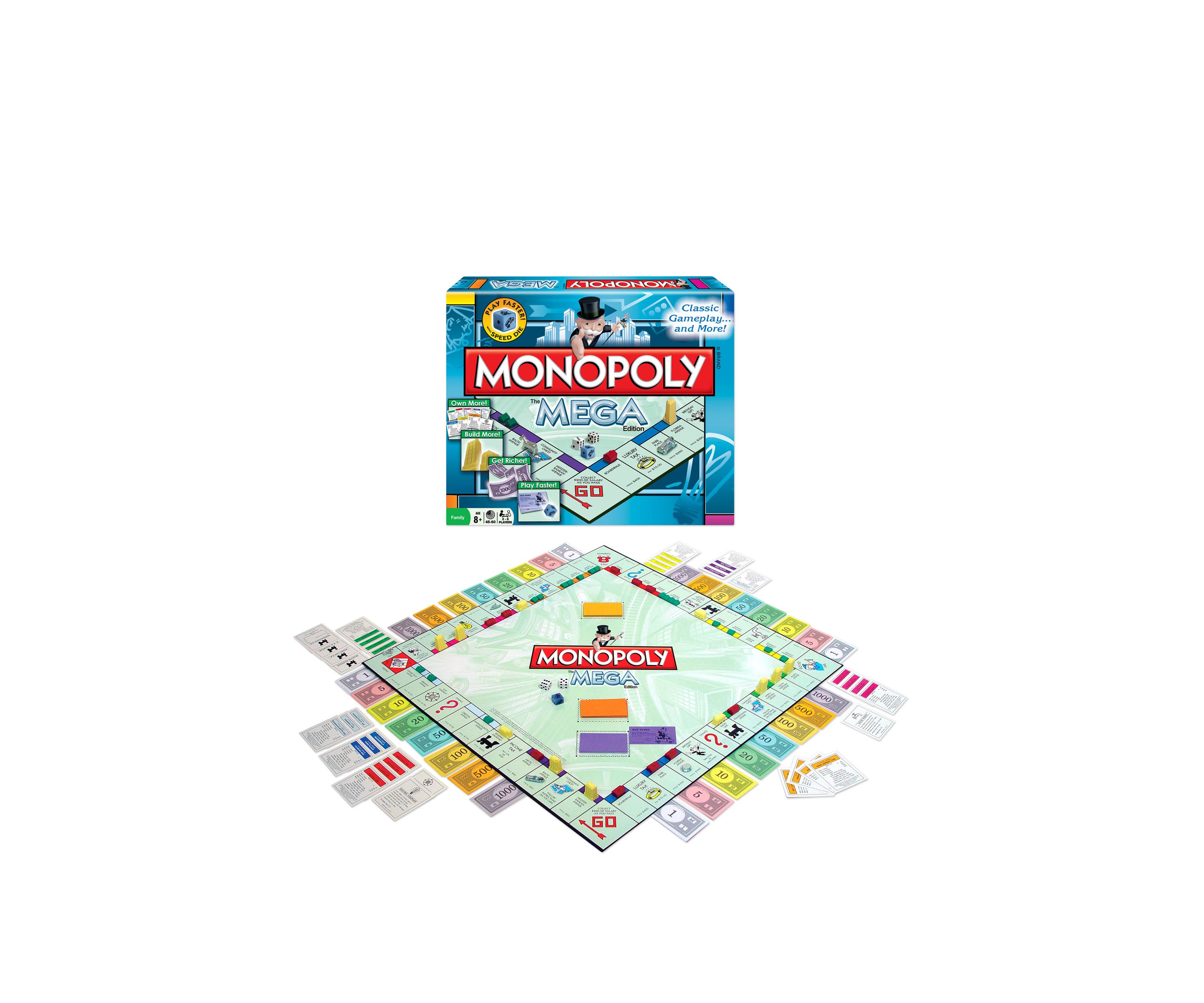 Monopoly The Mega Edition Family Game
