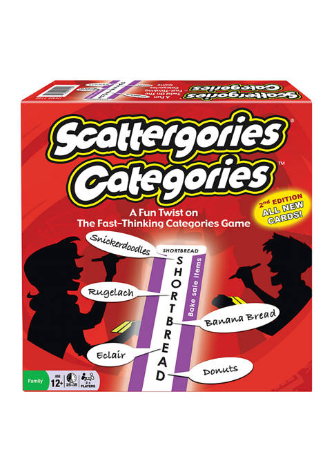 Scattergories Categories Family Game