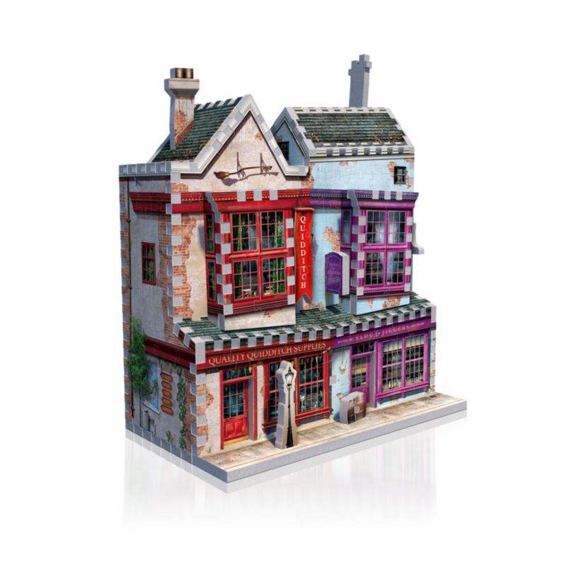 Harry Potter Diagon Alley Collection - Ollivanders Shop, Quidditch Supplies, Madam Malkins, Weasleys Wizard Wheezes: 1175 Pcs