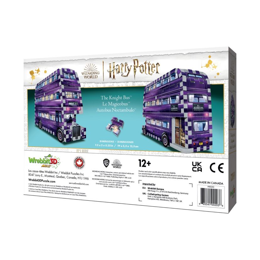 Harry Potter Collection - The Knight Bus Mini 3D Puzzle: 130 Pcs