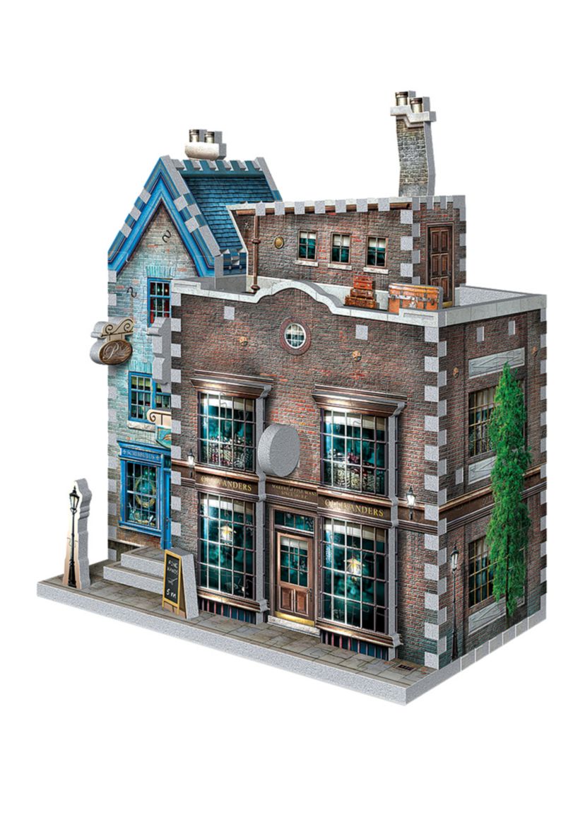 295-Piece Harry Potter Daigon Alley Collection - Ollivanders Wand Shop & Scribbulus 3D Puzzle