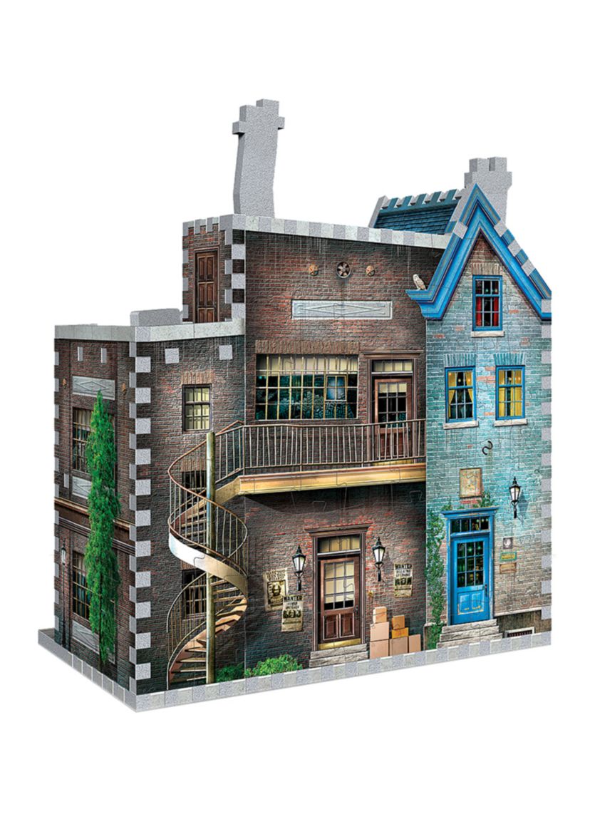 295-Piece Harry Potter Daigon Alley Collection - Ollivanders Wand Shop & Scribbulus 3D Puzzle