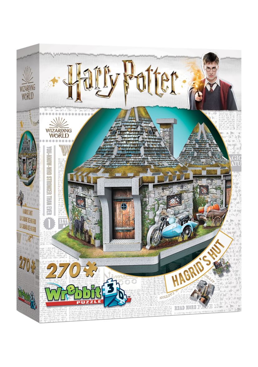 Harry Potter Collection - Hagrids Hut 3D Puzzle: 270 Pieces