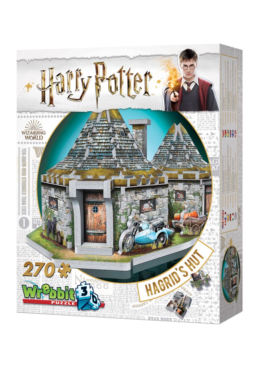 Harry Potter Collection - Hagrids Hut 3D Puzzle: 270 Pieces