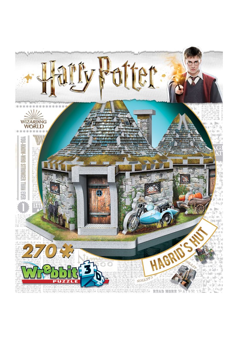 Harry Potter Collection - Hagrids Hut 3D Puzzle: 270 Pieces