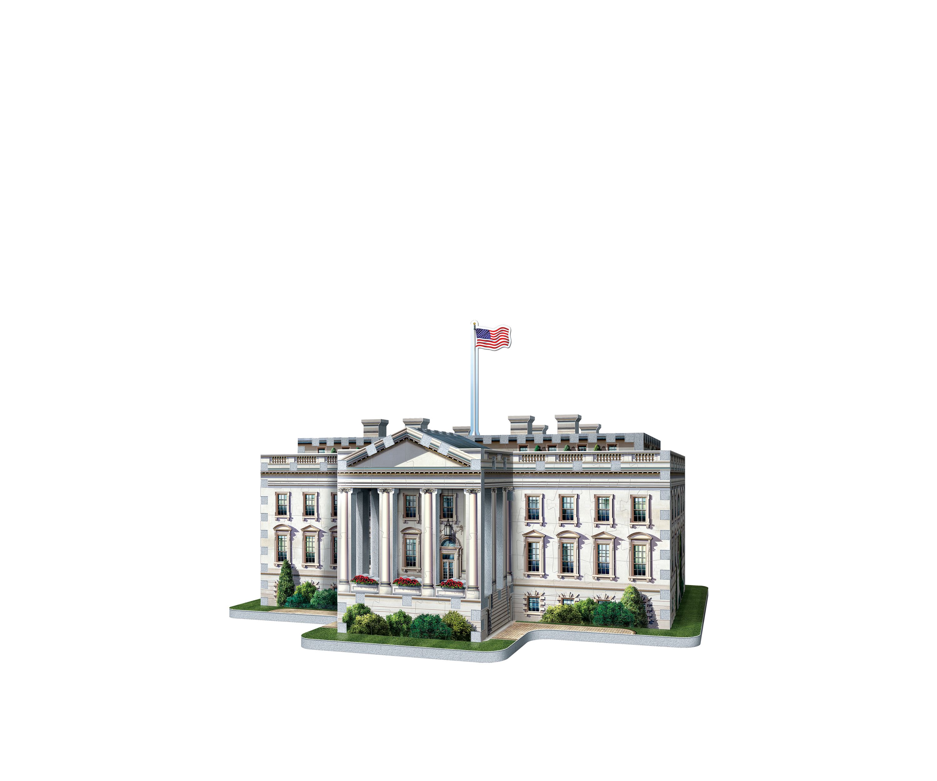 490 Piece The White House 3D Puzzle