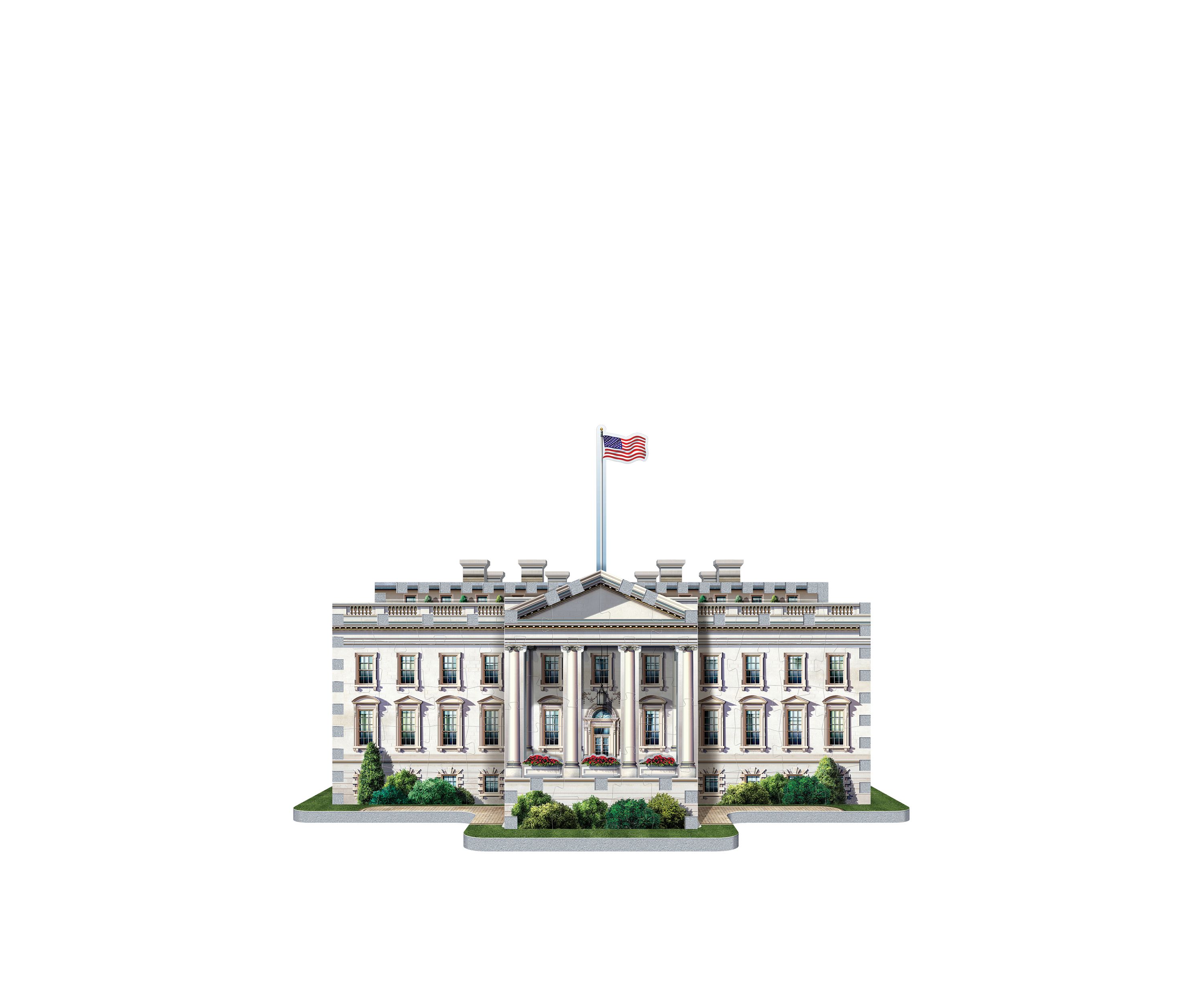 490 Piece The White House 3D Puzzle