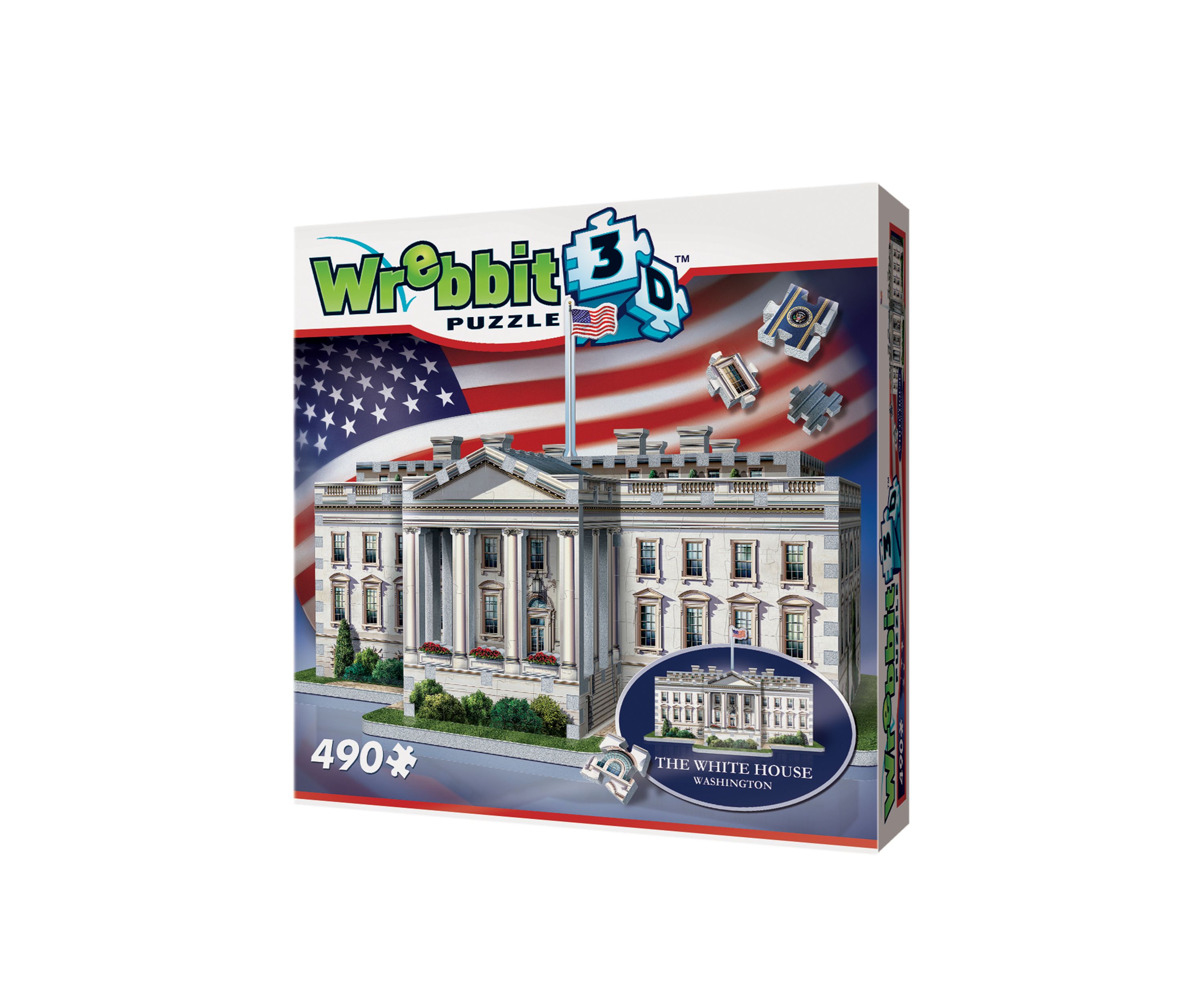 490 Piece The White House 3D Puzzle