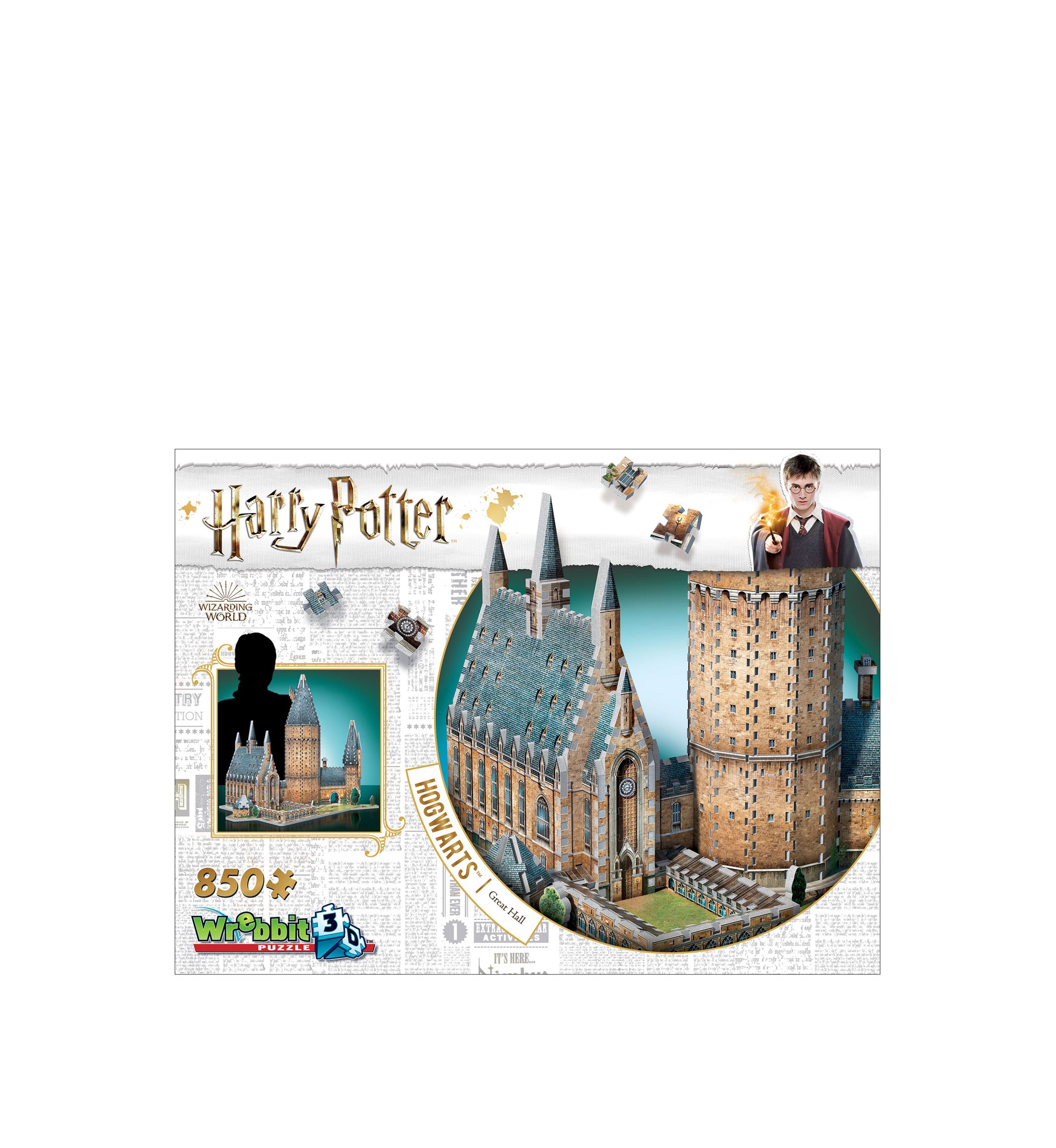 850 Piece Harry Potter Collection - Hogwarts - Great Hall 3D Puzzle