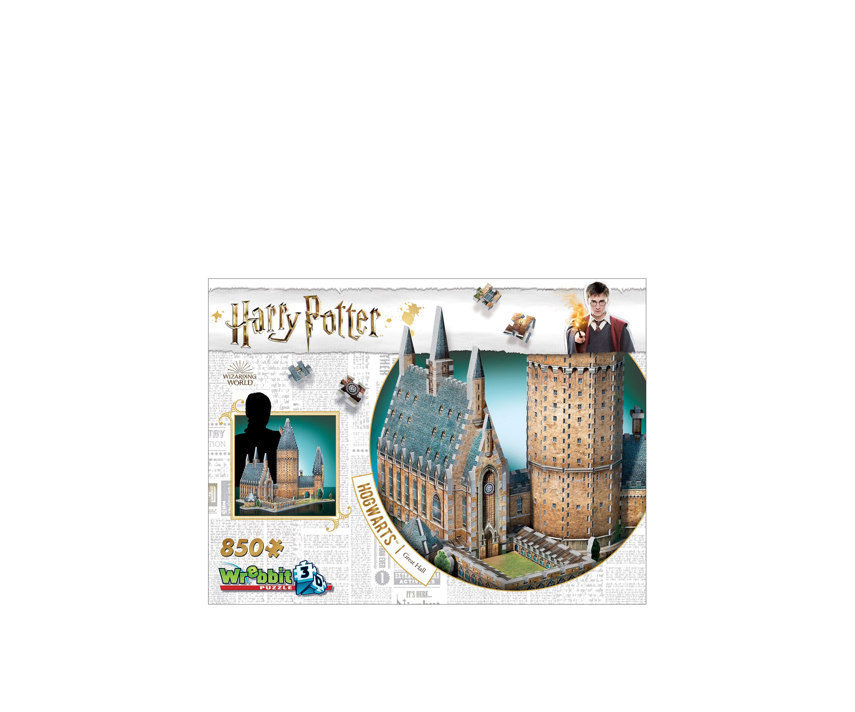 850 Piece Harry Potter Collection - Hogwarts - Great Hall 3D Puzzle