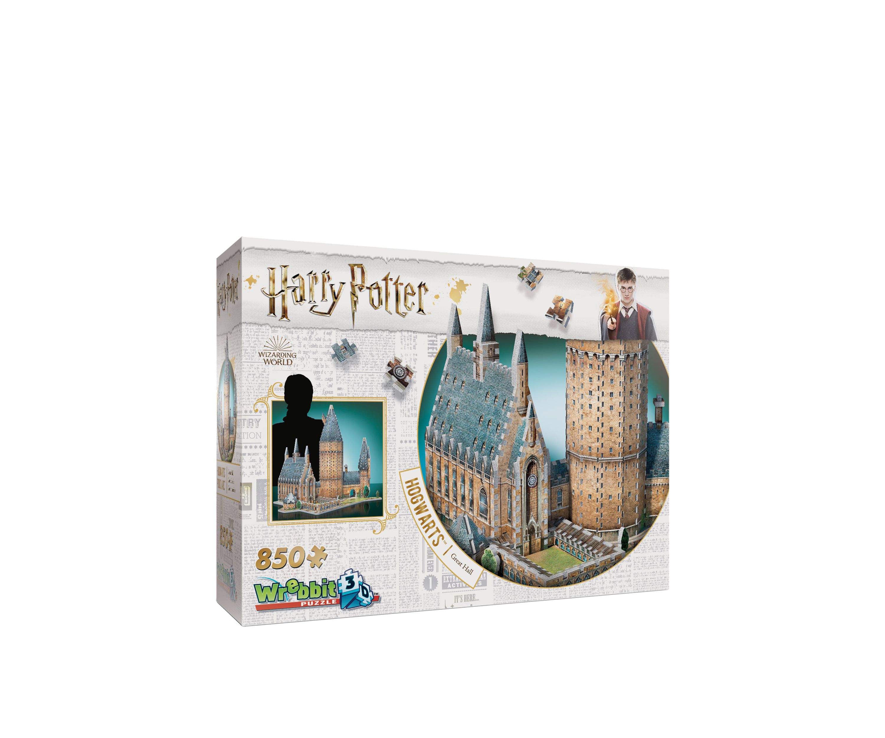 850 Piece Harry Potter Collection - Hogwarts - Great Hall 3D Puzzle