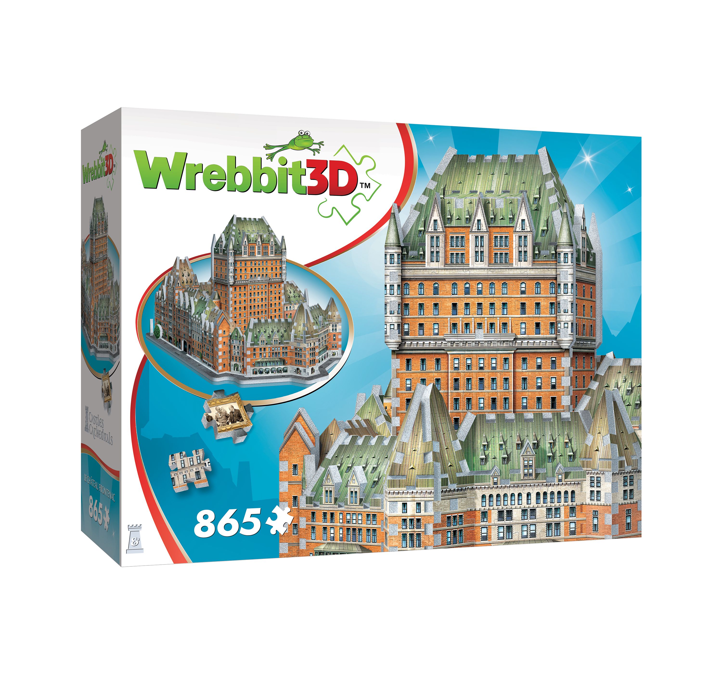 Castles & Cathedrals - Le Chateau Frontenac 3D Puzzle: 865 Pcs