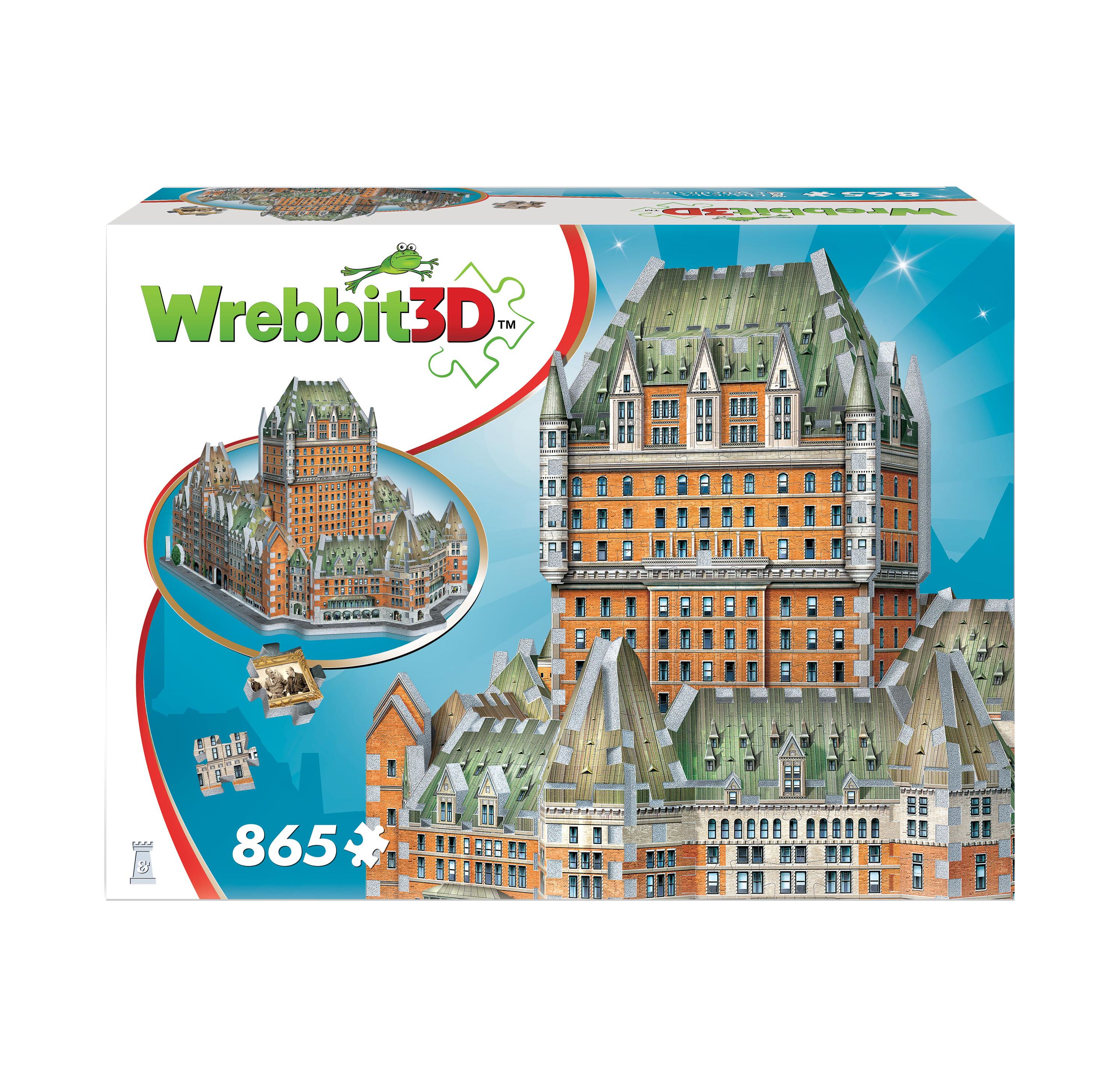 Castles & Cathedrals - Le Chateau Frontenac 3D Puzzle: 865 Pcs