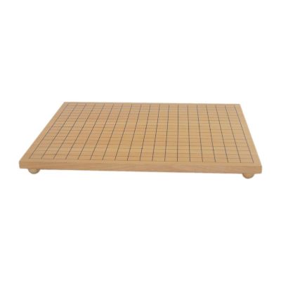 WorldWise Imports Maple Wood Veneer Go Board with Wooden Ball Feet - 19"" x 17.5 -  0035756870089