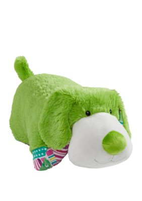 Pillow Pets Colorful Lime Green Puppy Stuffed Animal Plush Toy Belk