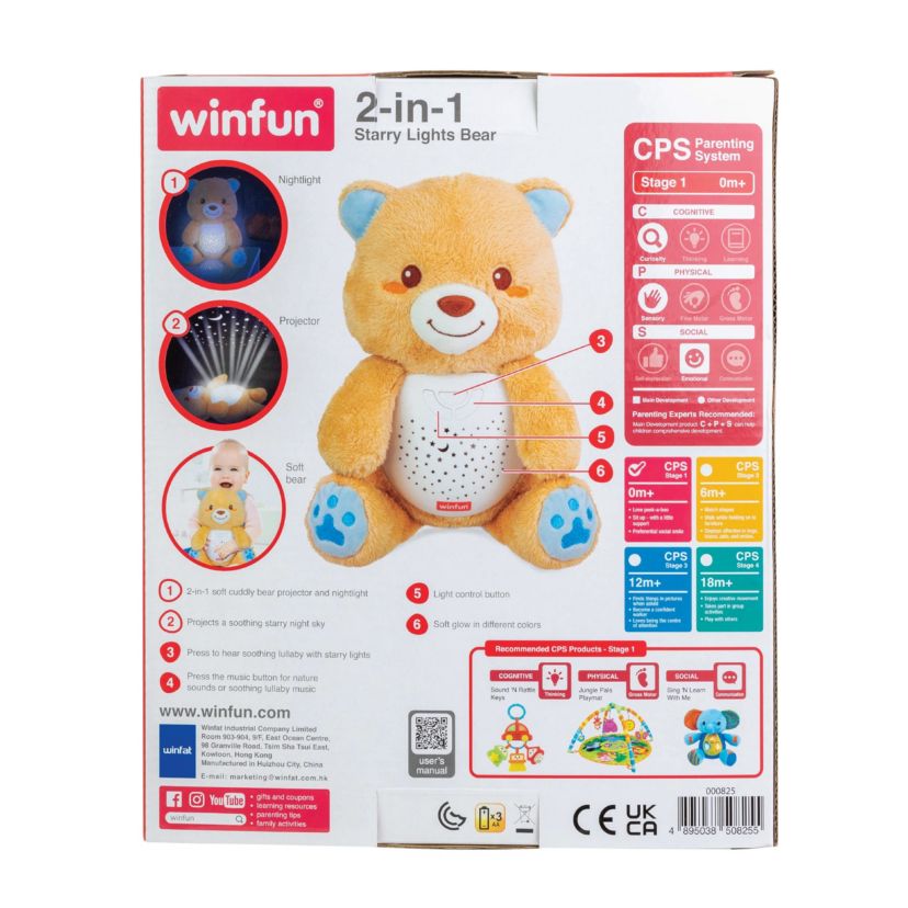2 in 1 Starry Lights Bear
