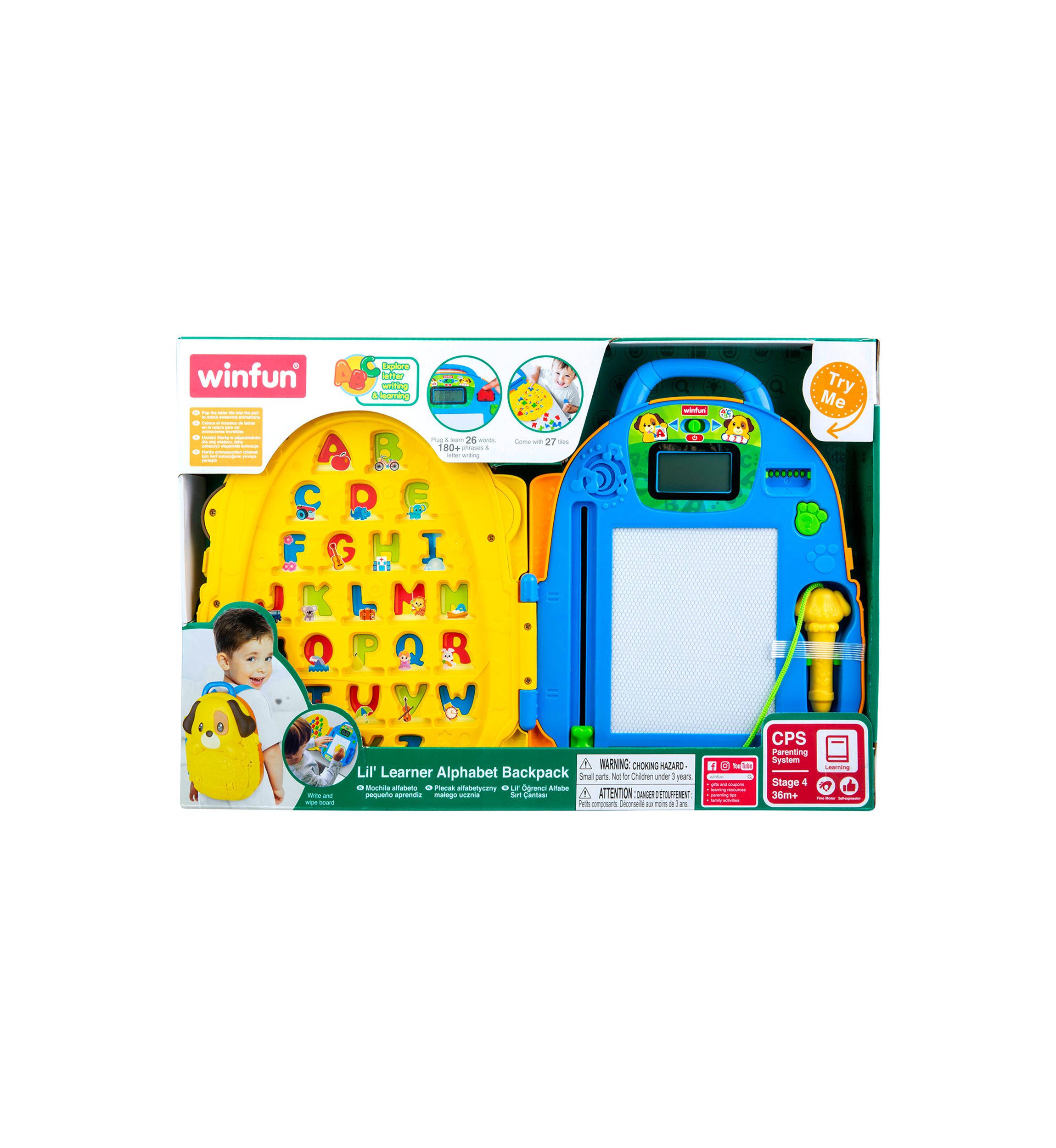 Lil Learner Alphabet Backpack