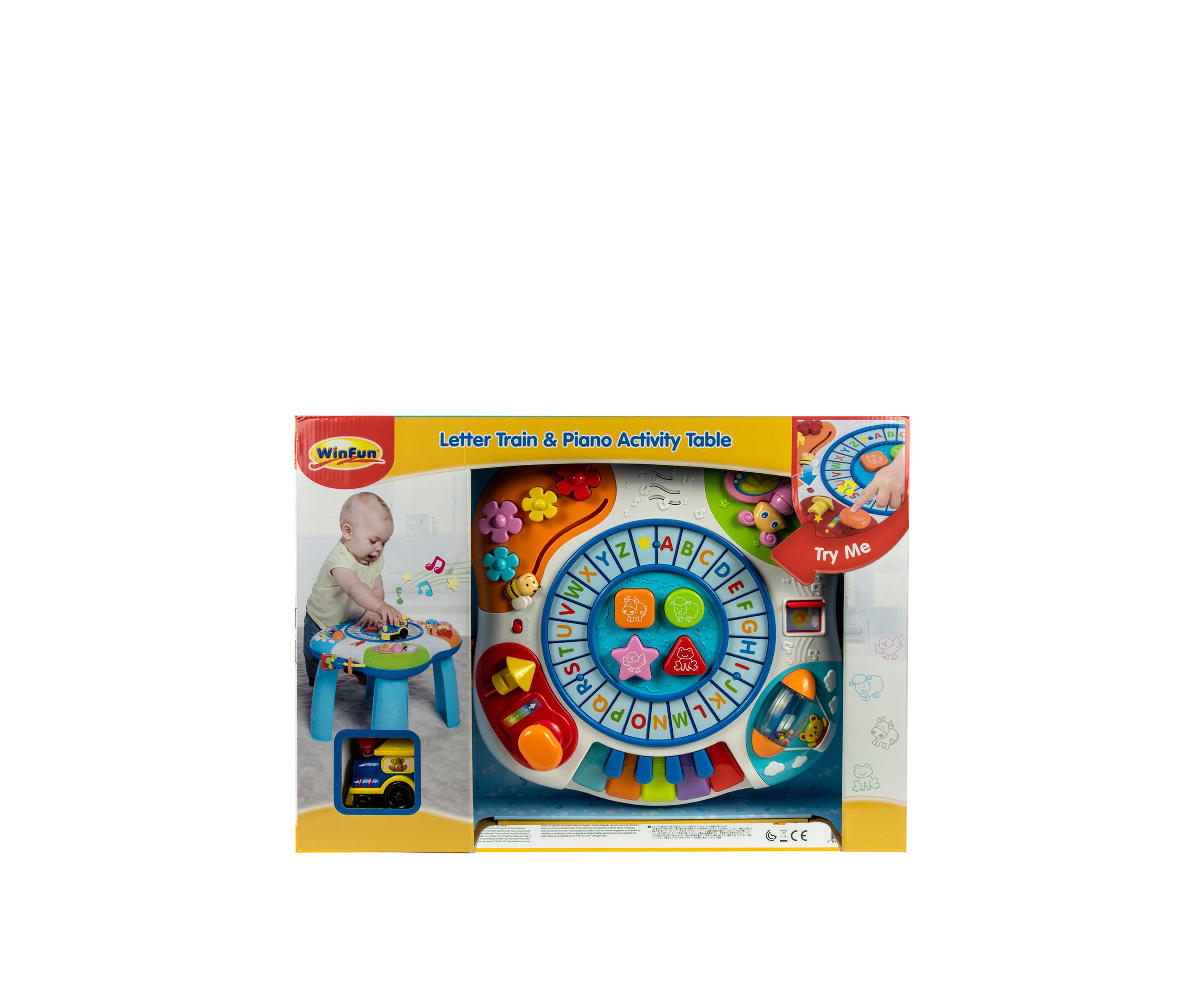 Letter Train and Piano Activity Table