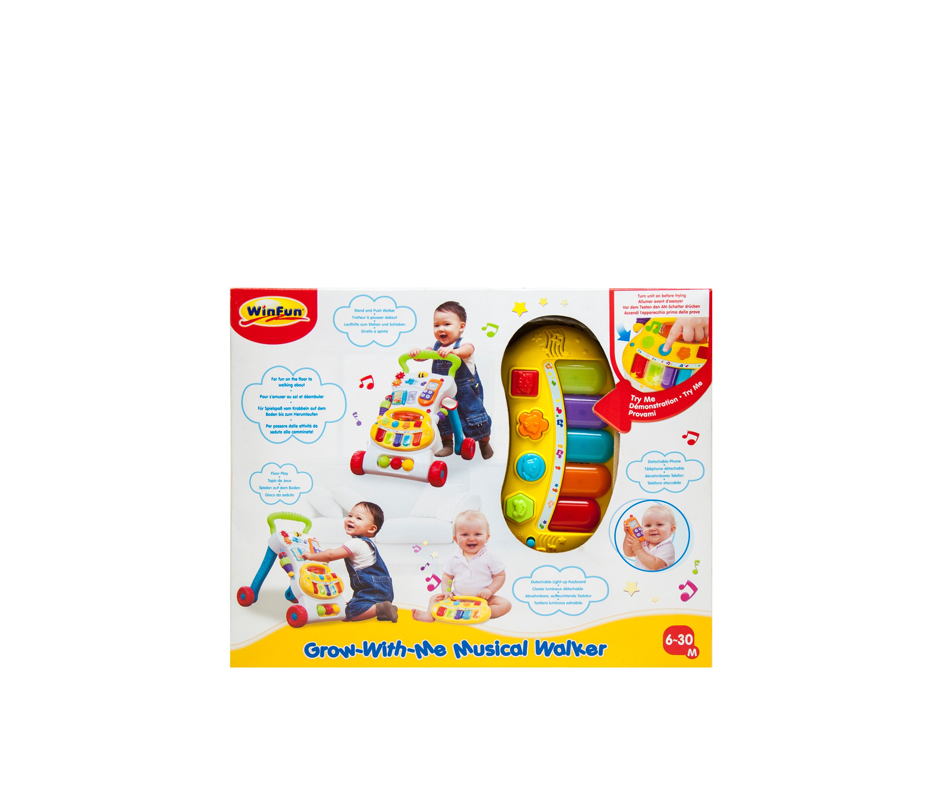 Grow With Me Musical Walker