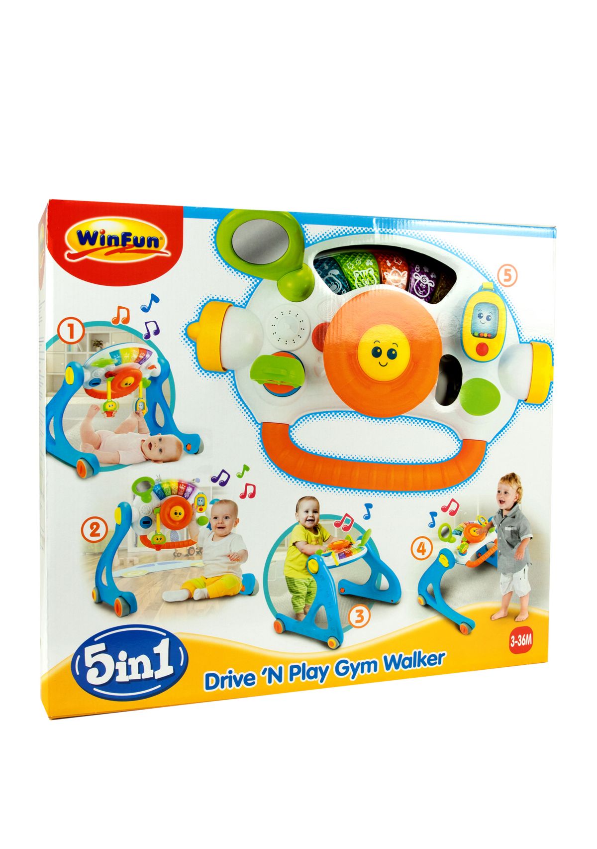  5 in 1 Driver Play Gym Walker 