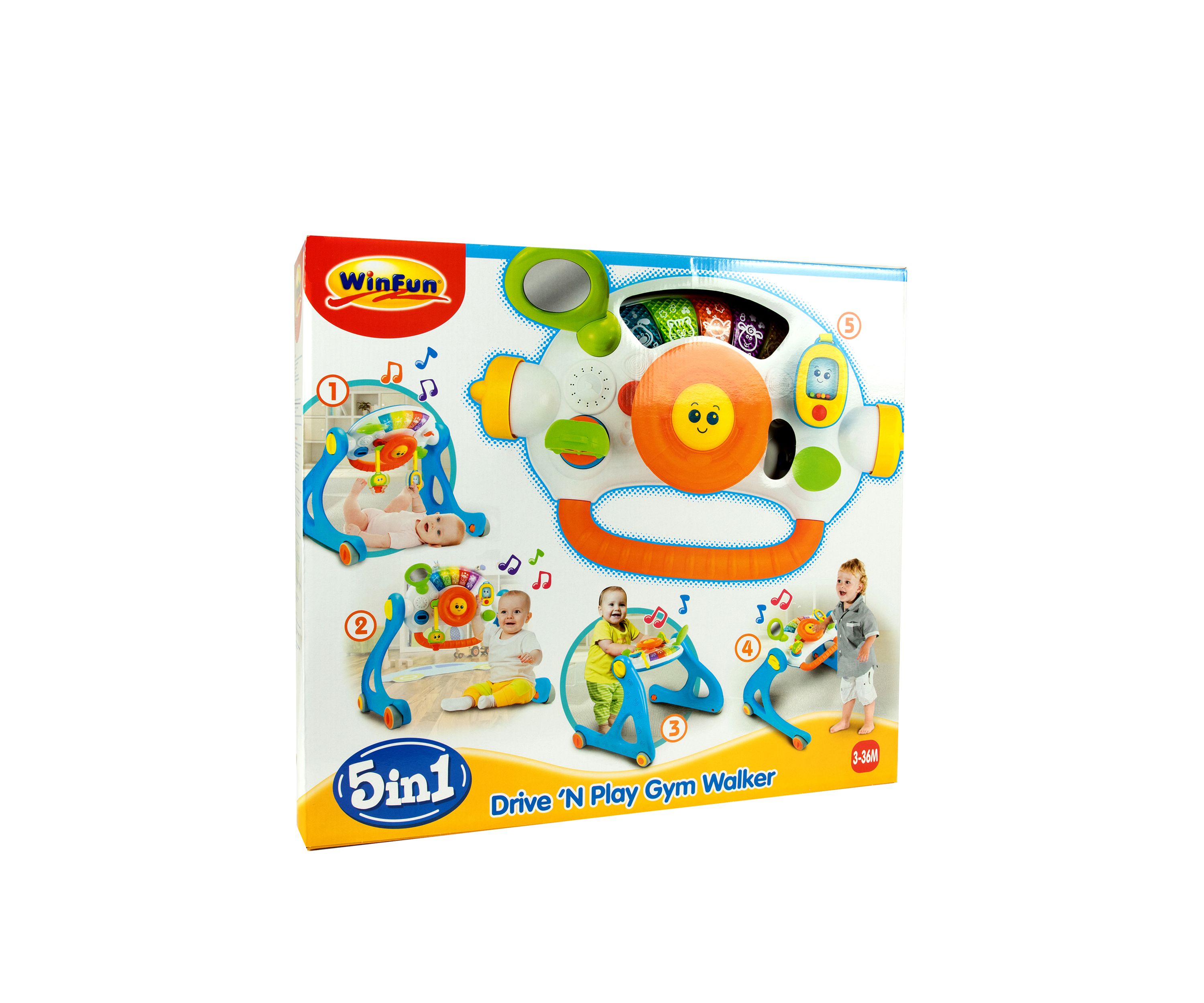  5 in 1 Driver Play Gym Walker 