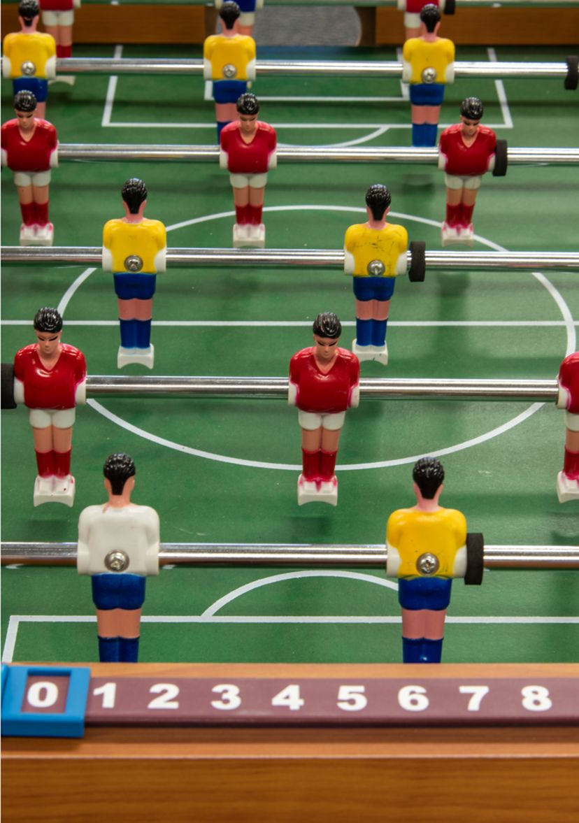 Giant 27 Inch Wood Foosball Table with Legs