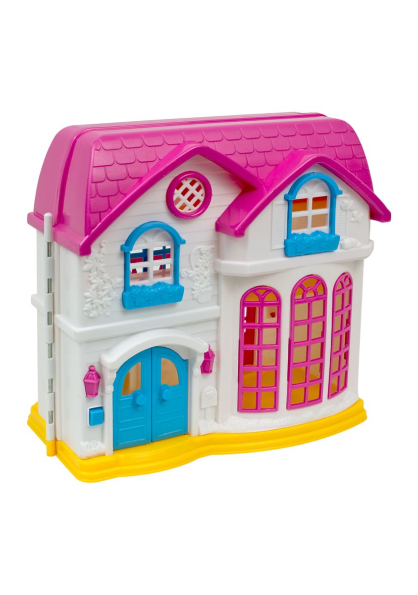 Musical Doll House with Figures and Accessories