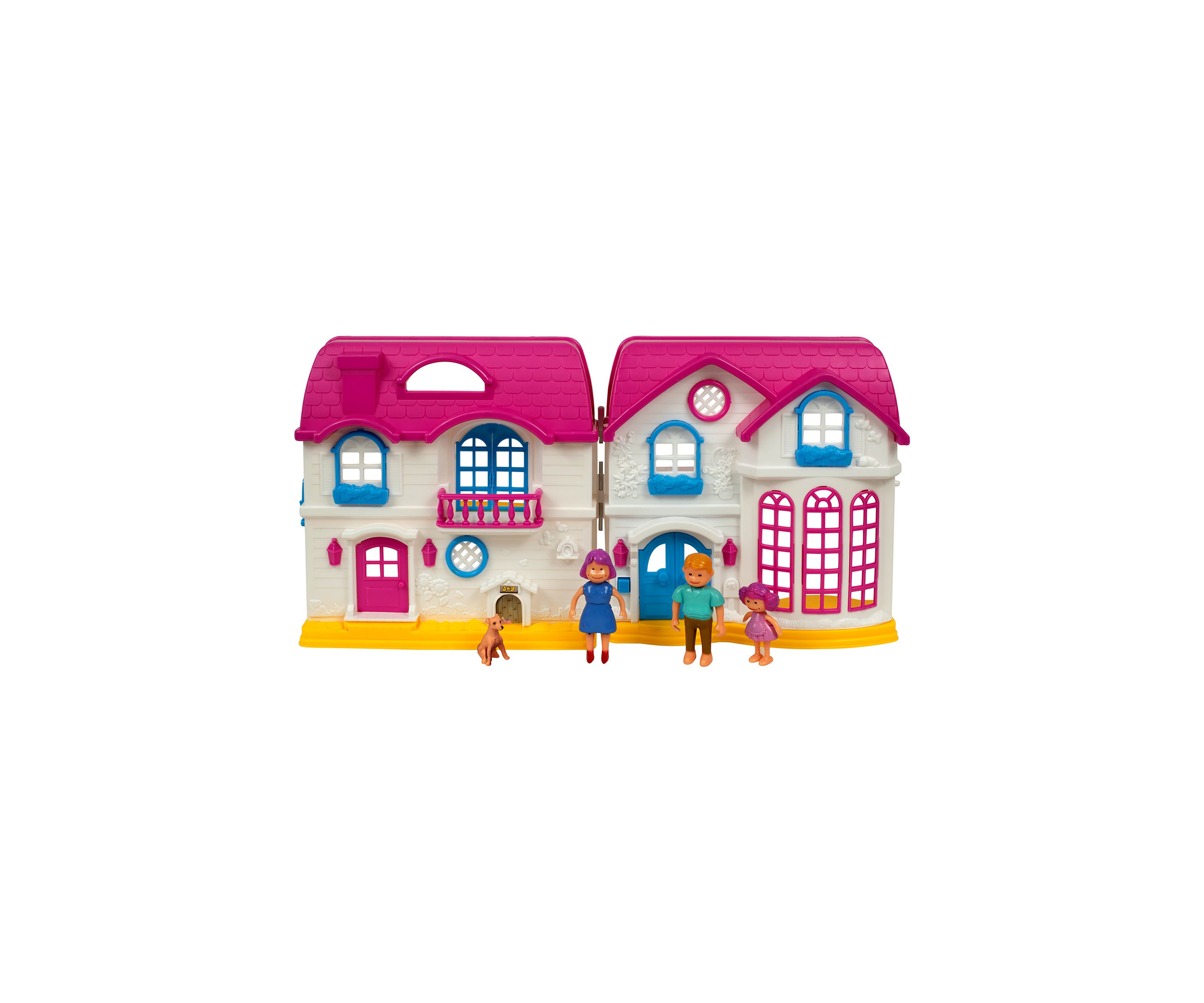 Musical Doll House with Figures and Accessories
