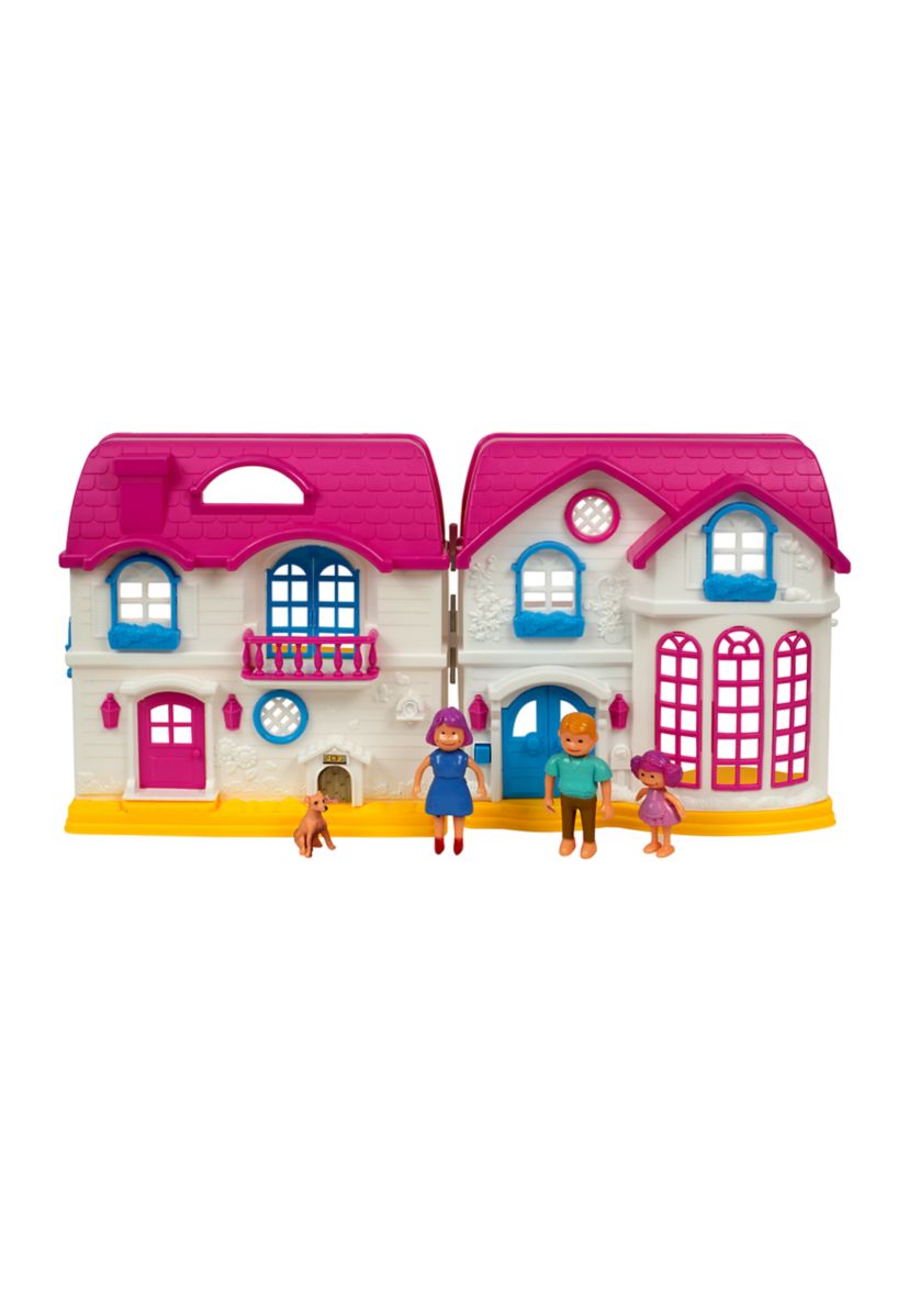 Musical Doll House with Figures and Accessories