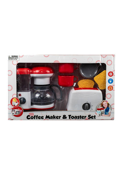 Homeware Deluxe Kitchen Play Set Coffee Maker and
