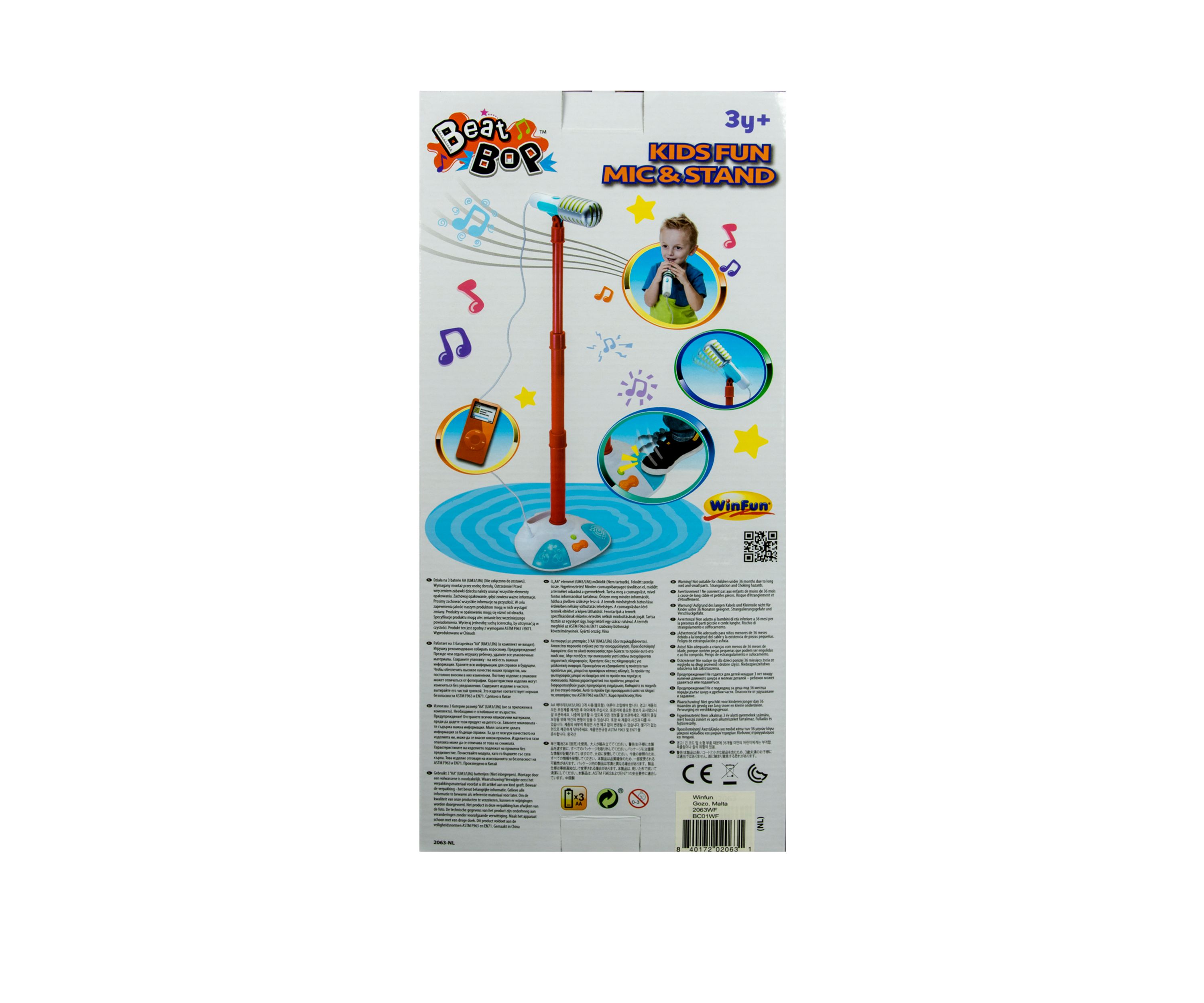 Kids Fun Microphone with Stand
