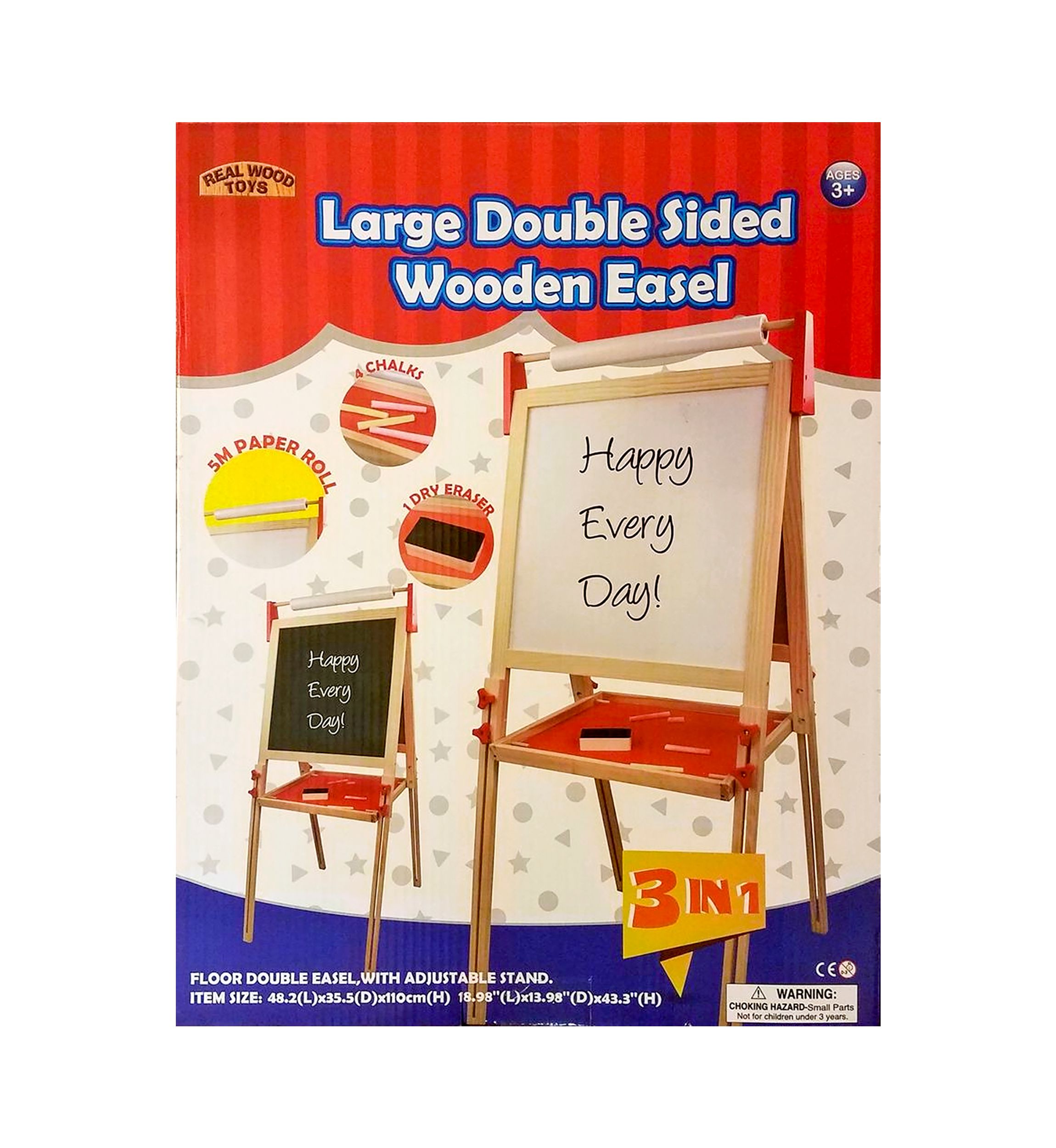 Large Double Sided Wooden Easel