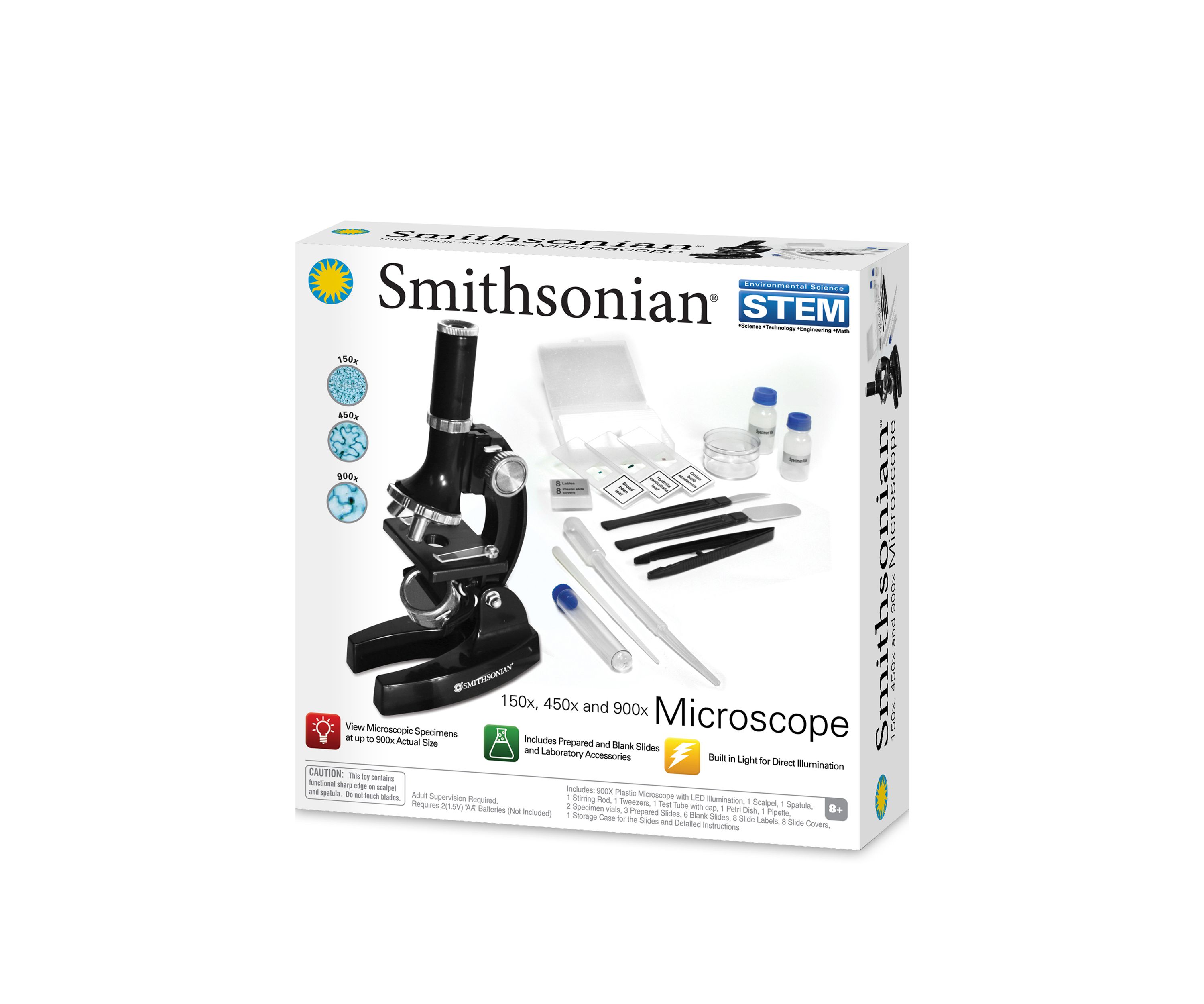 Smithsonian 900X Microscope Kit