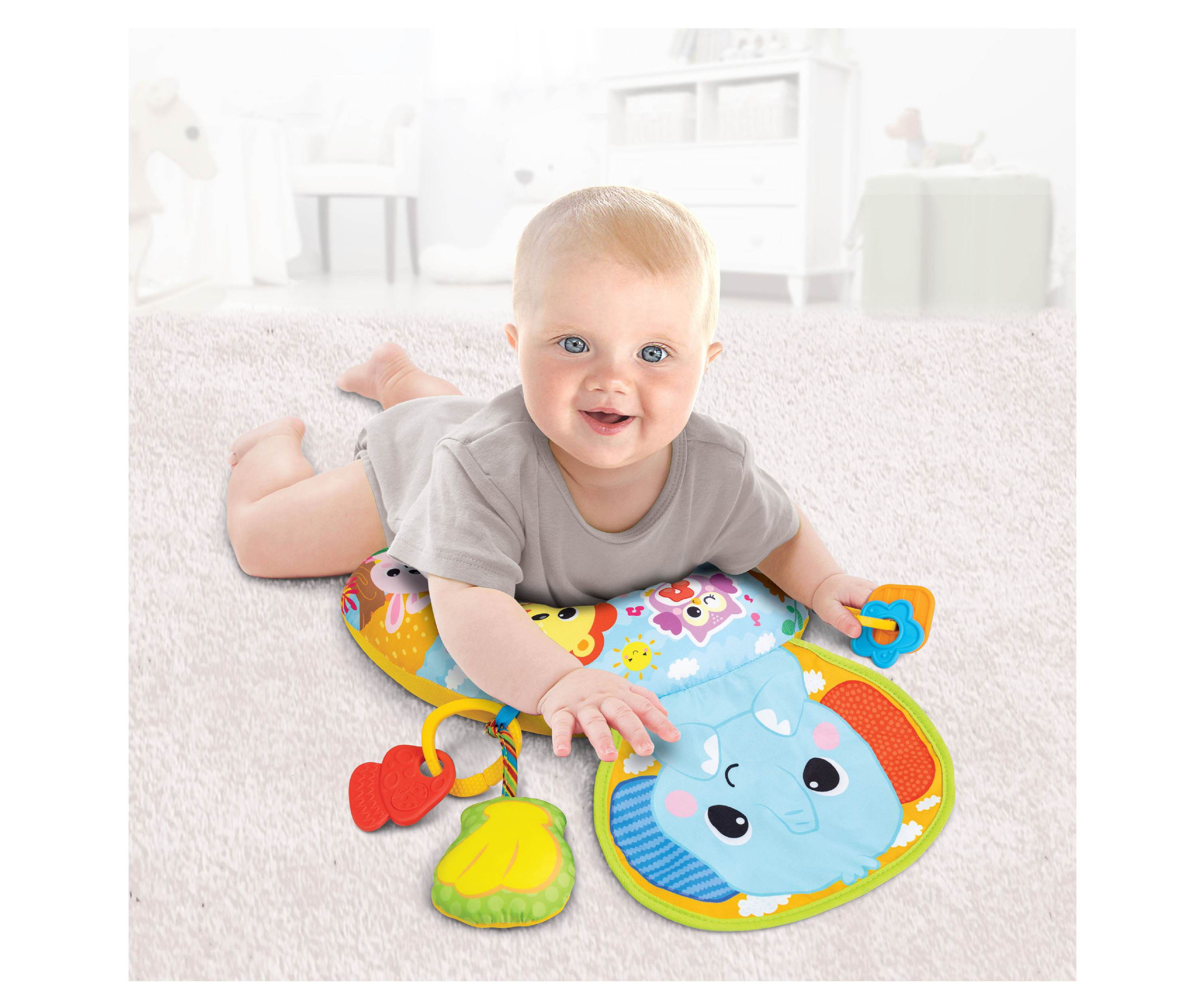 Jungle Fun Tummy Time Pillow