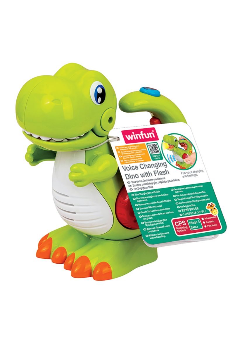 Flashlight Dinosaur with Recording and Voice Changing