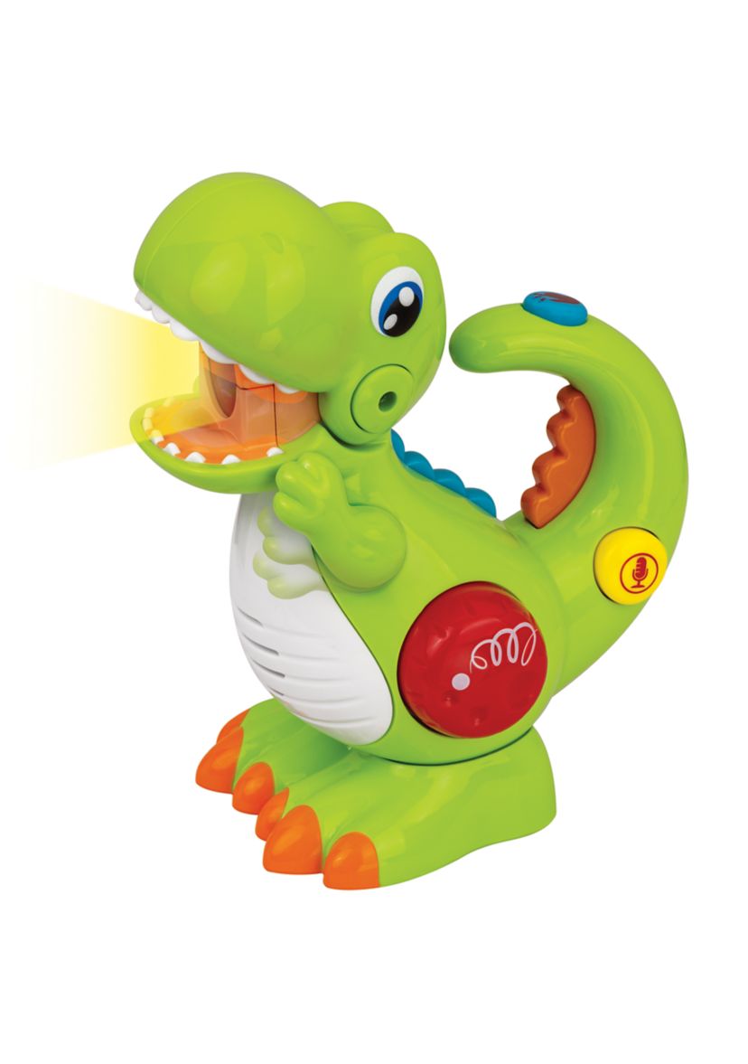 Flashlight Dinosaur with Recording and Voice Changing