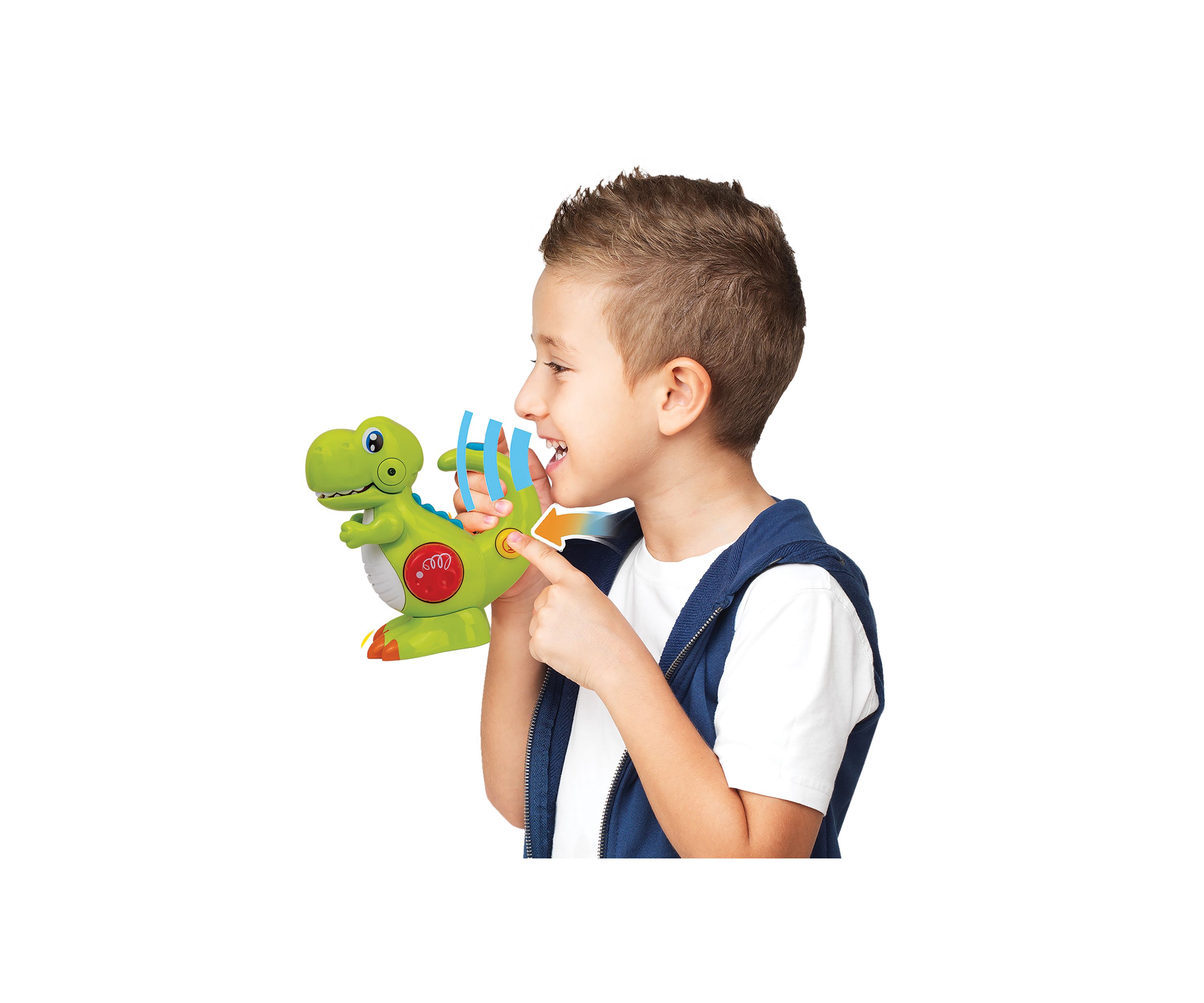 Flashlight Dinosaur with Recording and Voice Changing