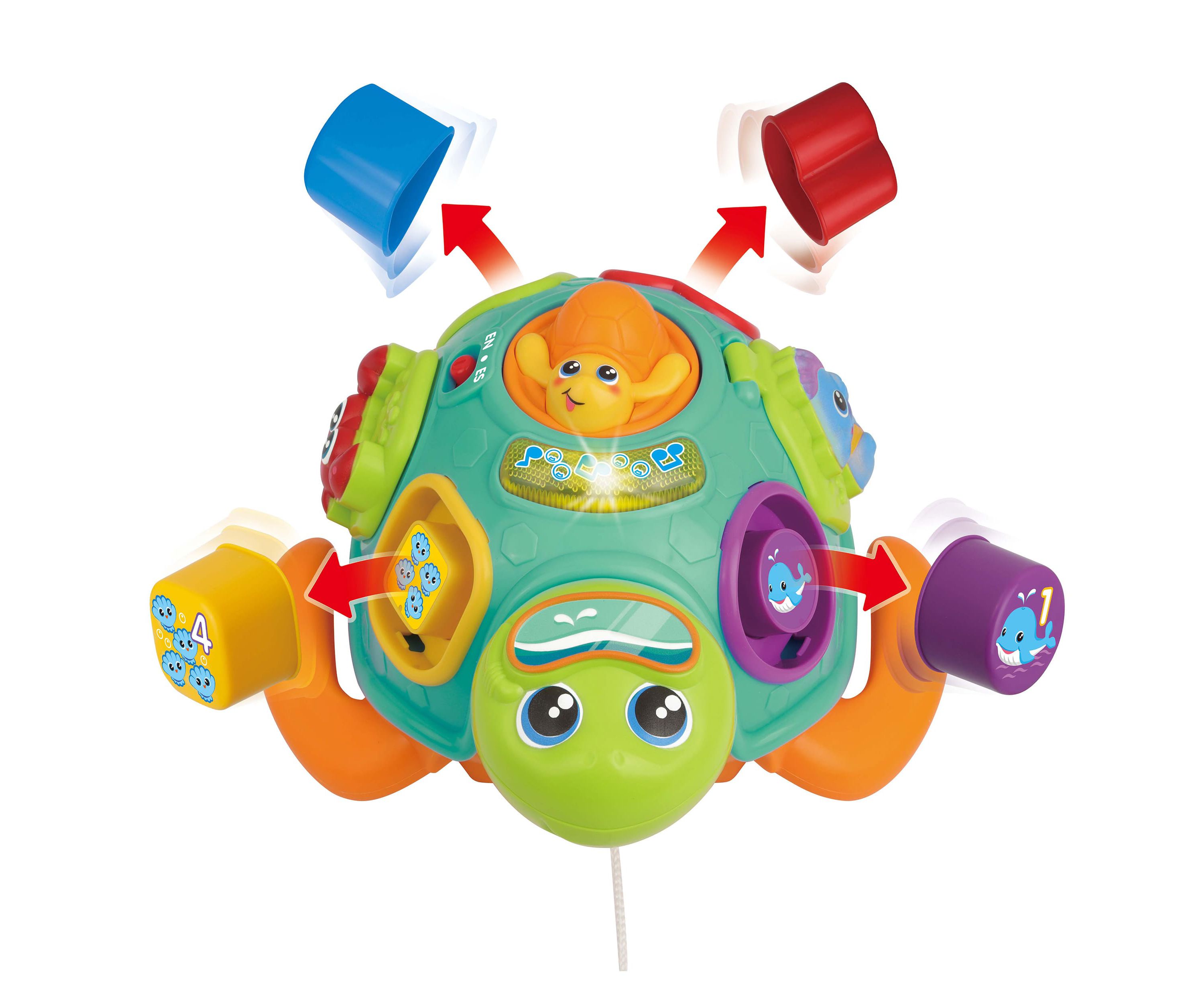 Bilingual Pull Along Sort n Learn Turtle