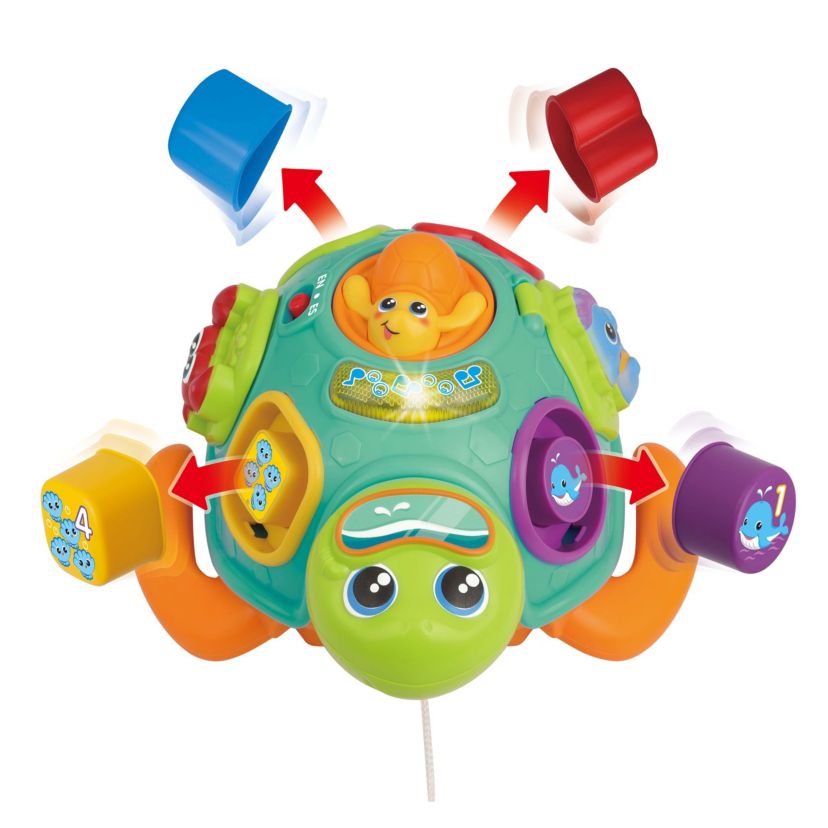 Bilingual Pull Along Sort n Learn Turtle