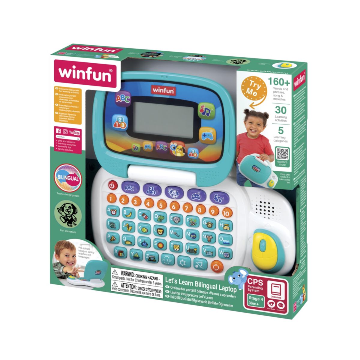 Portable Bilingual Learning Laptop