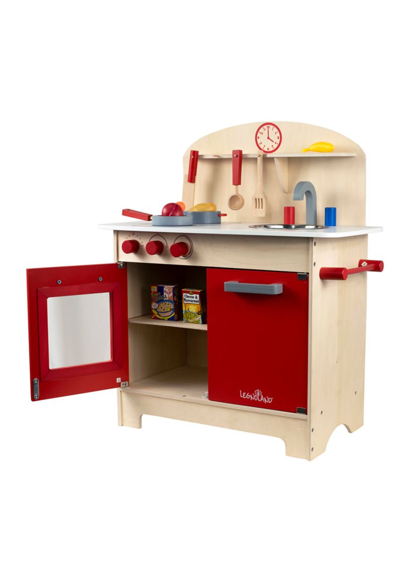 Wood Kitchen Play Set