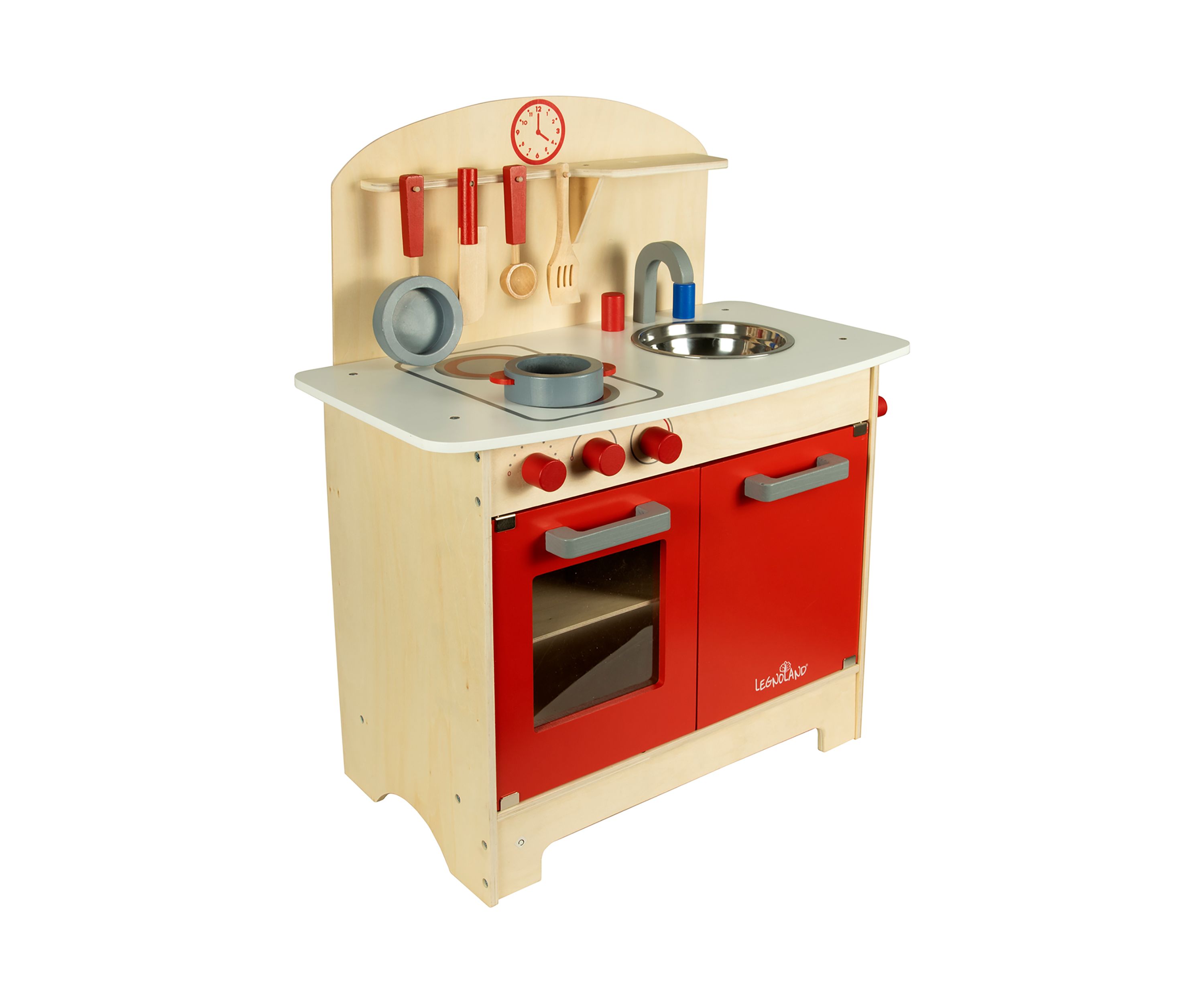 Wood Kitchen Play Set